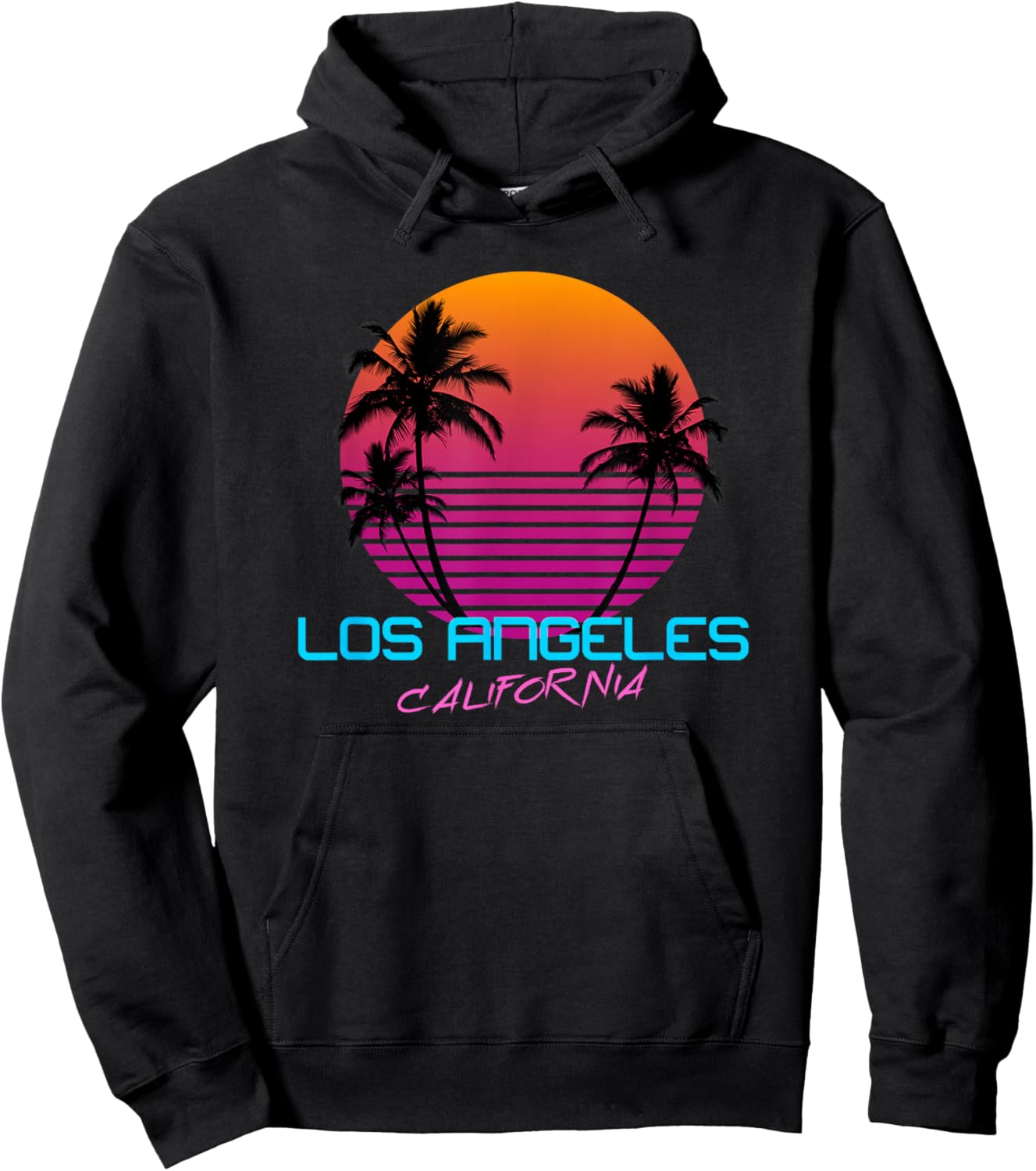 Los Angeles California Hoodie - Hoodie | Black