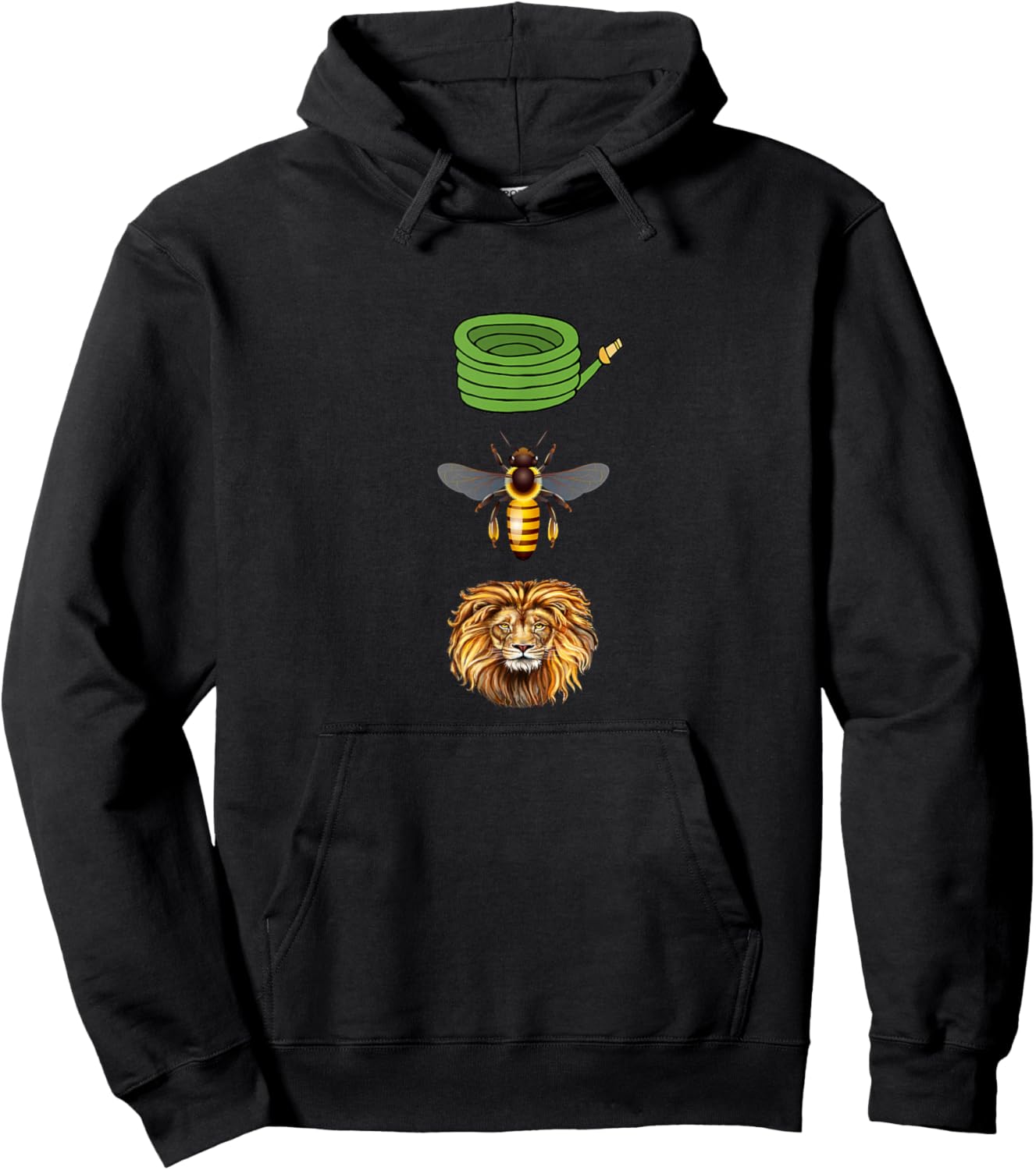 Hose Bee Lion Shirt Hoodie - Hoodie | Black