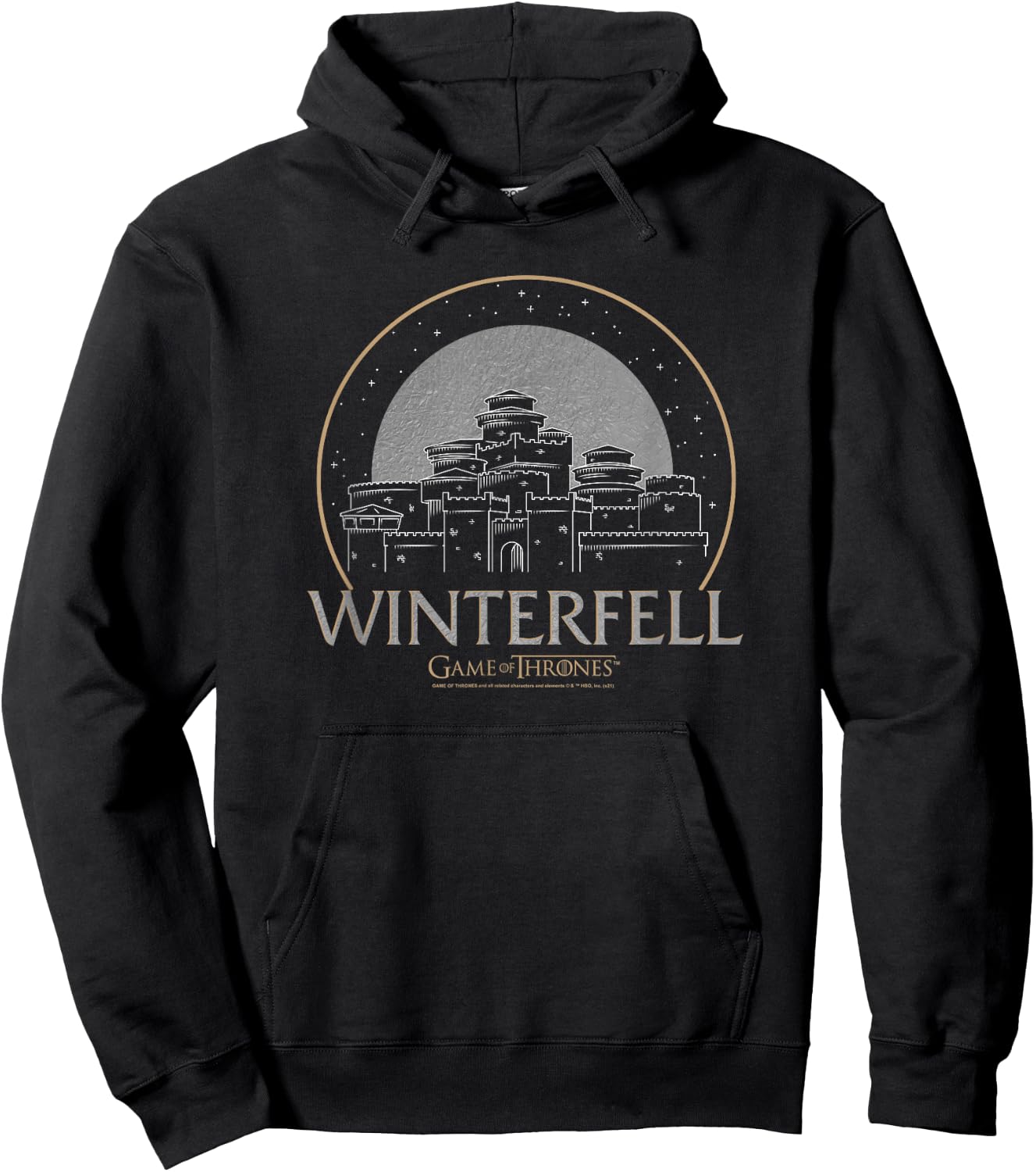 Game of Thrones Winterfell Hoodie - Hoodie | Black
