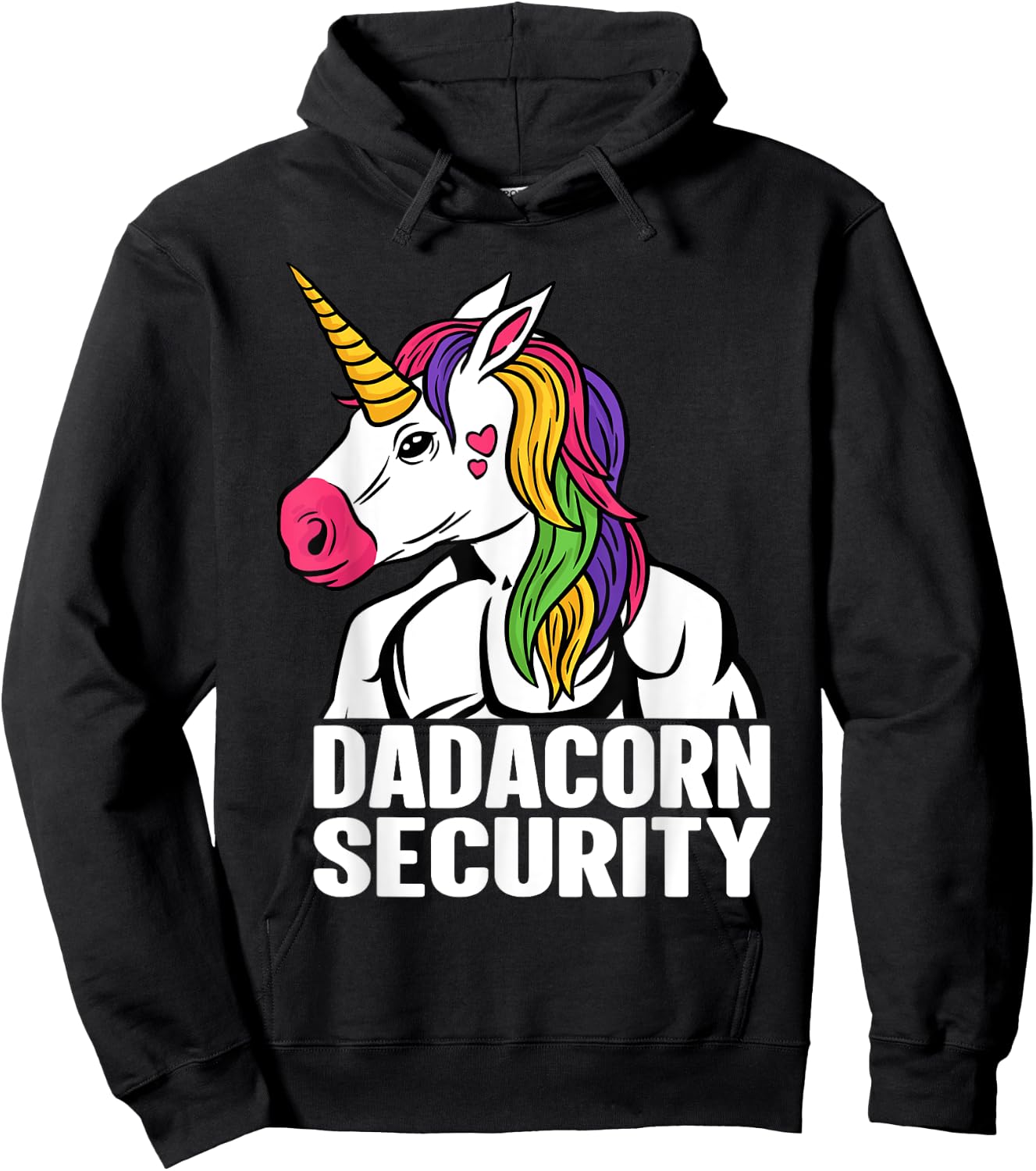 Unicorn Headband Adult Unicorn Onesie Unicorn Security Hoodie - Hoodie | Black
