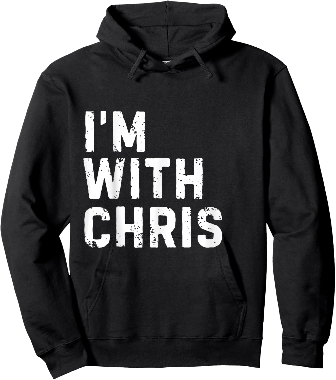 Funny Chris "I'm with Chris" Bachelorette Chris Birthday Hoodie - Hoodie | Black
