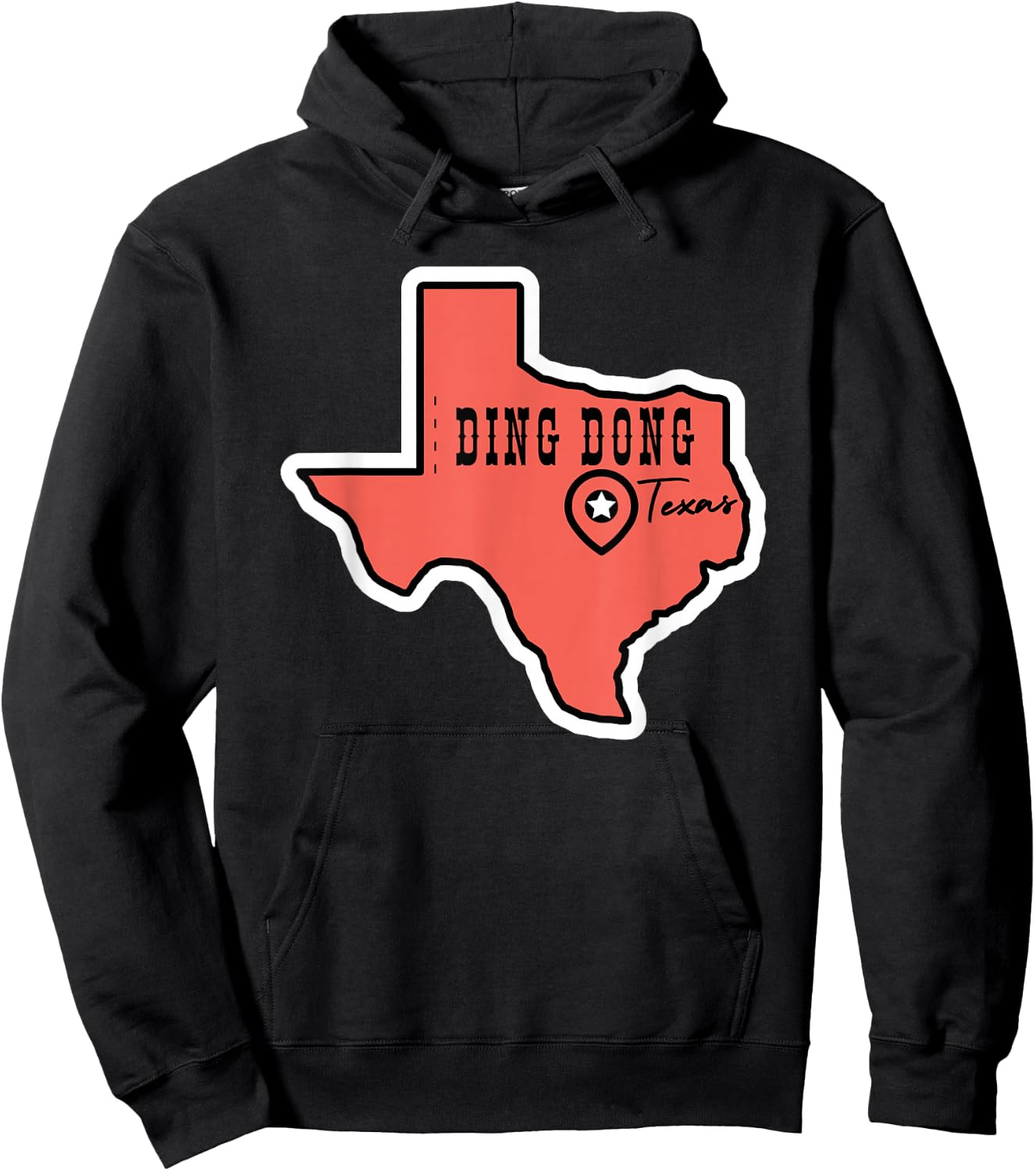 Ding Dong Texas Hoodie - Hoodie | Black