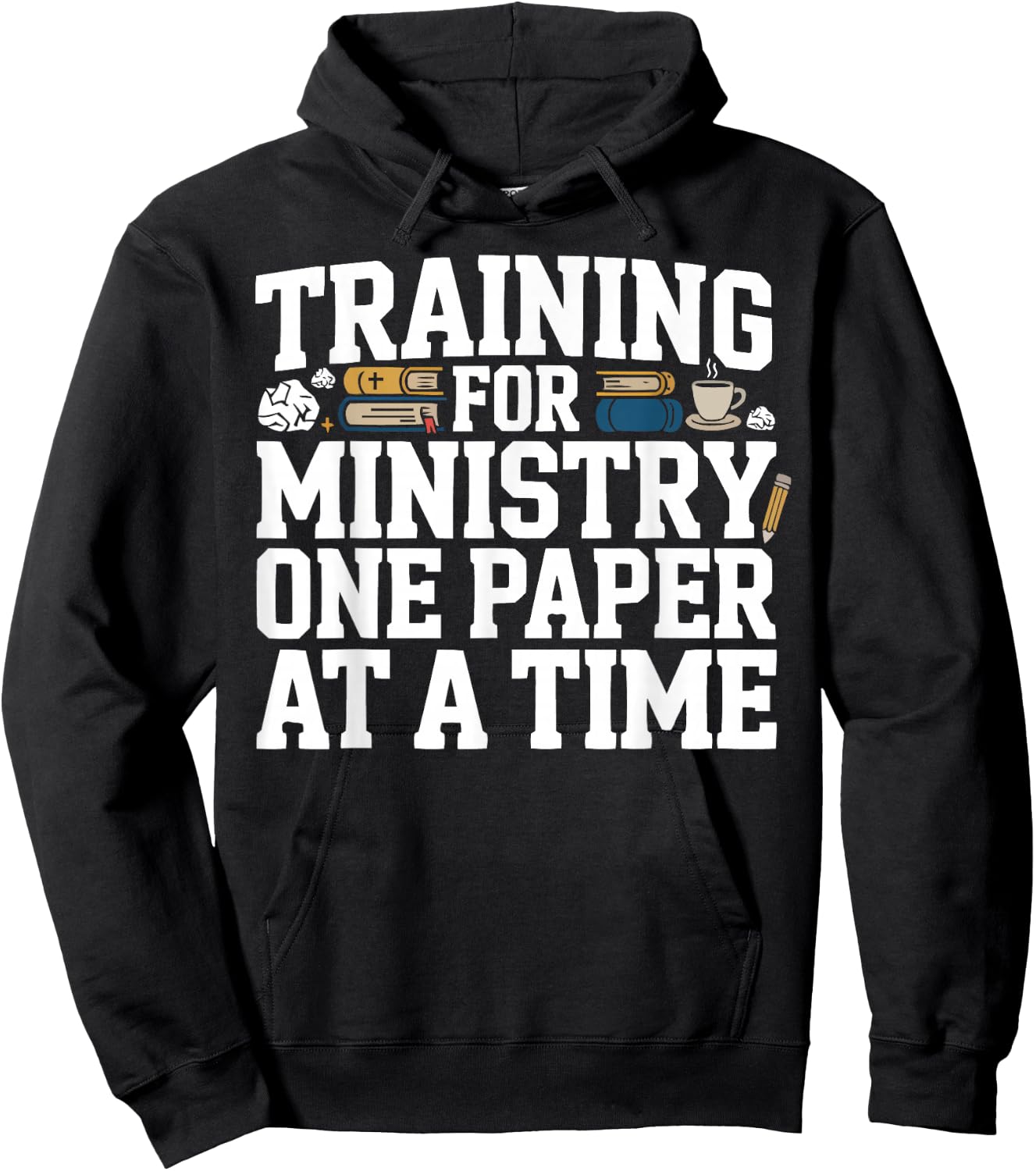 Seminary Student Religious Theology Bible Verse Jesus Christ Hoodie - Hoodie | Black