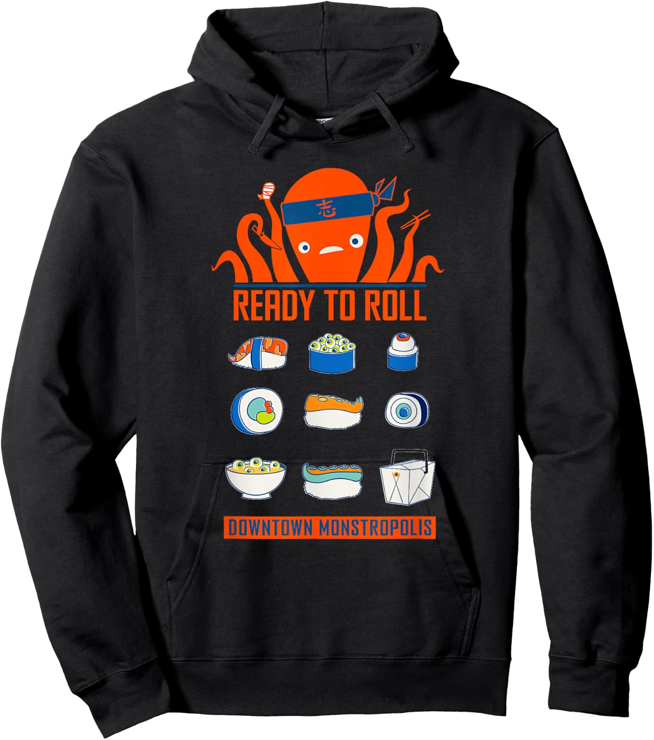 Disney and Pixar's Monsters, Inc. Harryhausen's Sushi Hoodie - Hoodie | Black