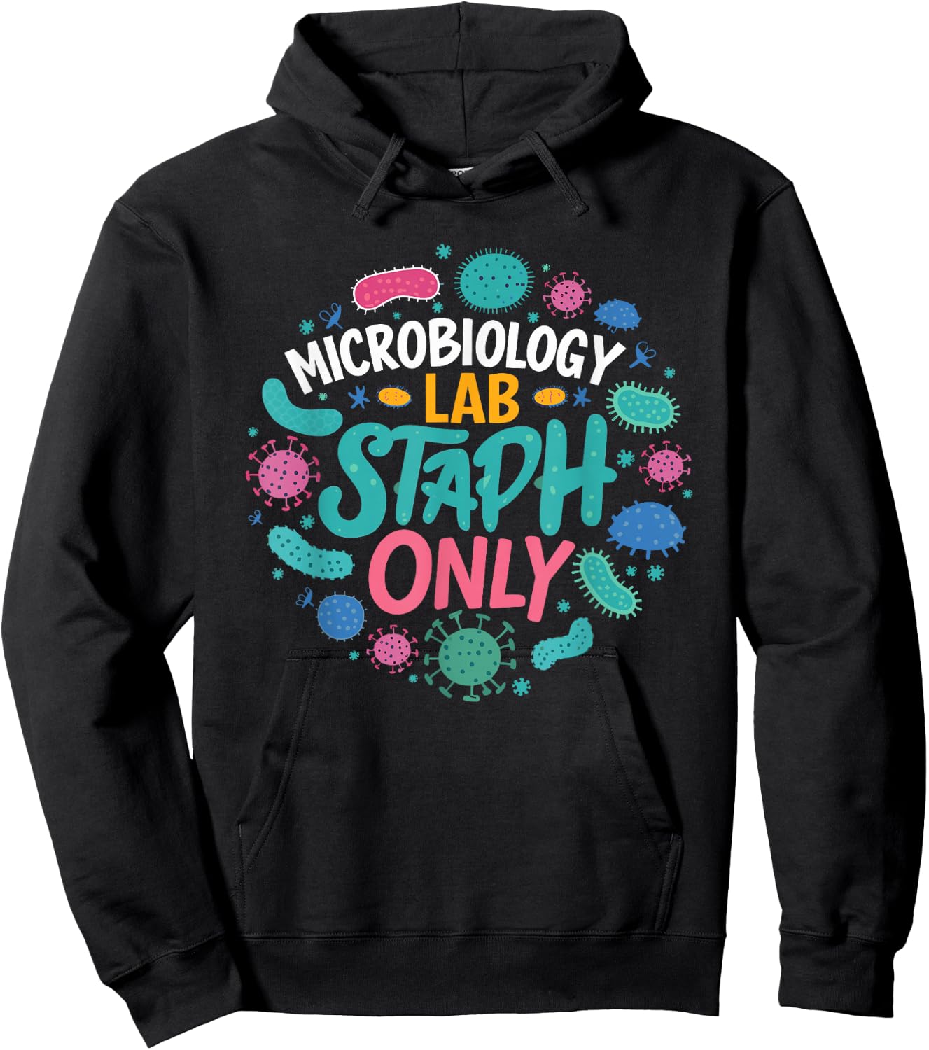 Biologist Microbiologist Microbiology Lab Staph Biology Hoodie - Hoodie | Black