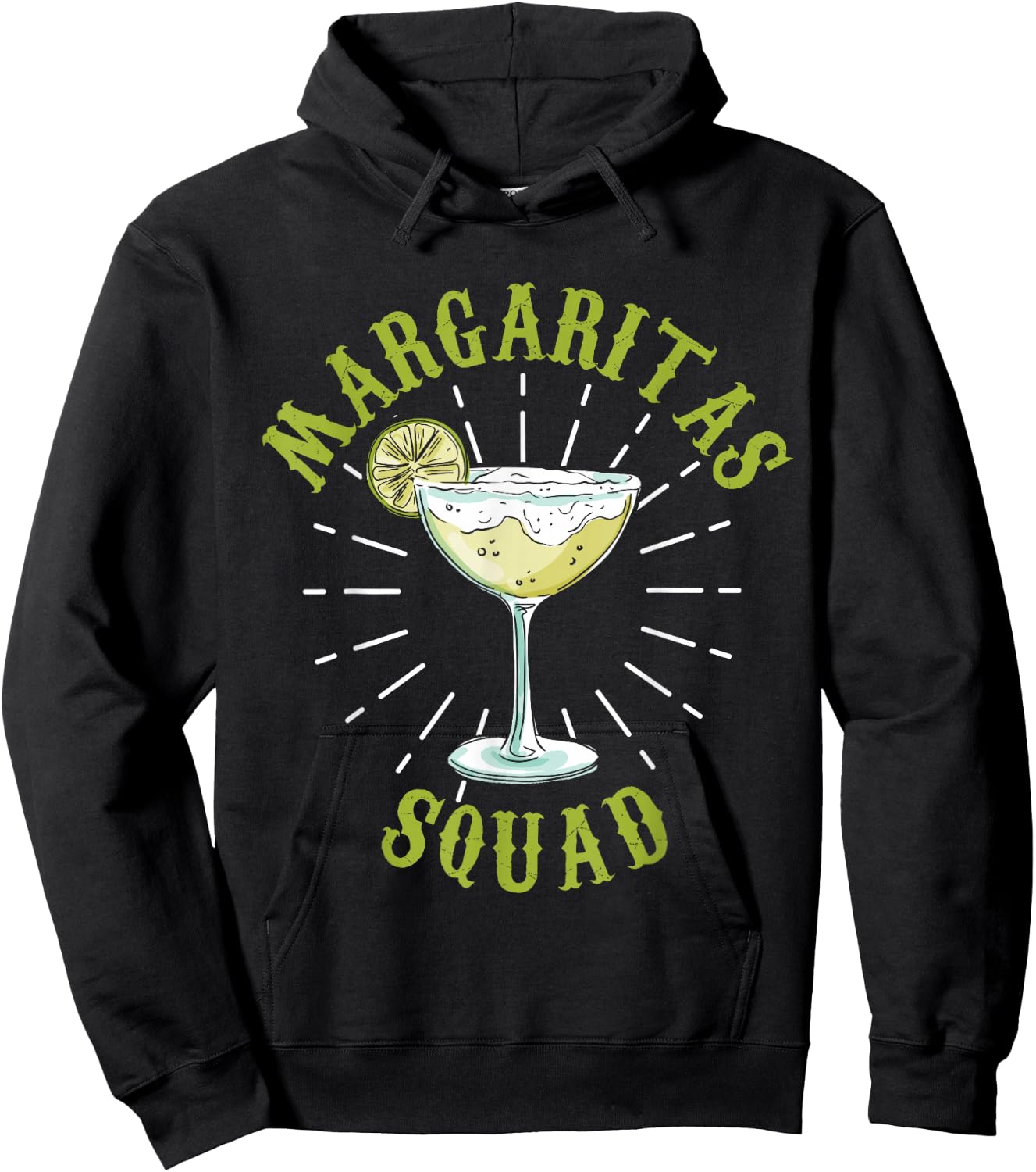 Margarita Squad Funny Cinco de Mayo Hoodie - Hoodie | Black