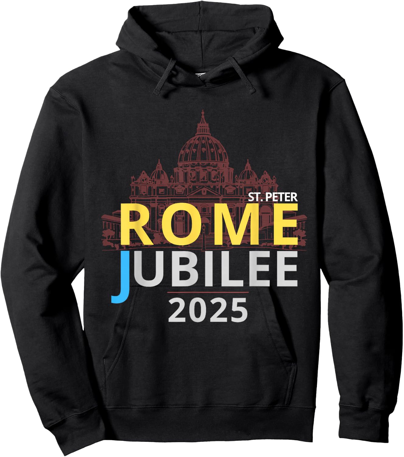 Rome Jubilee 2025 - St. Peter's Square Hoodie - Hoodie | Black