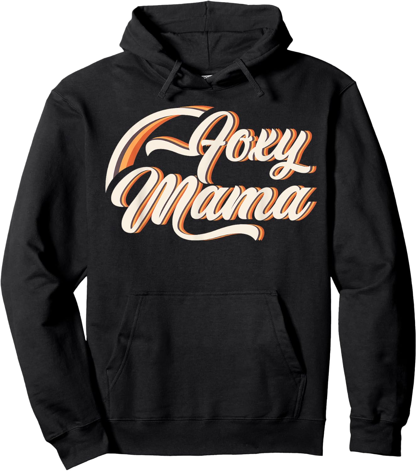 Foxy Mama Roller Disco Outfit 70s Costume Hoodie - Hoodie | Black