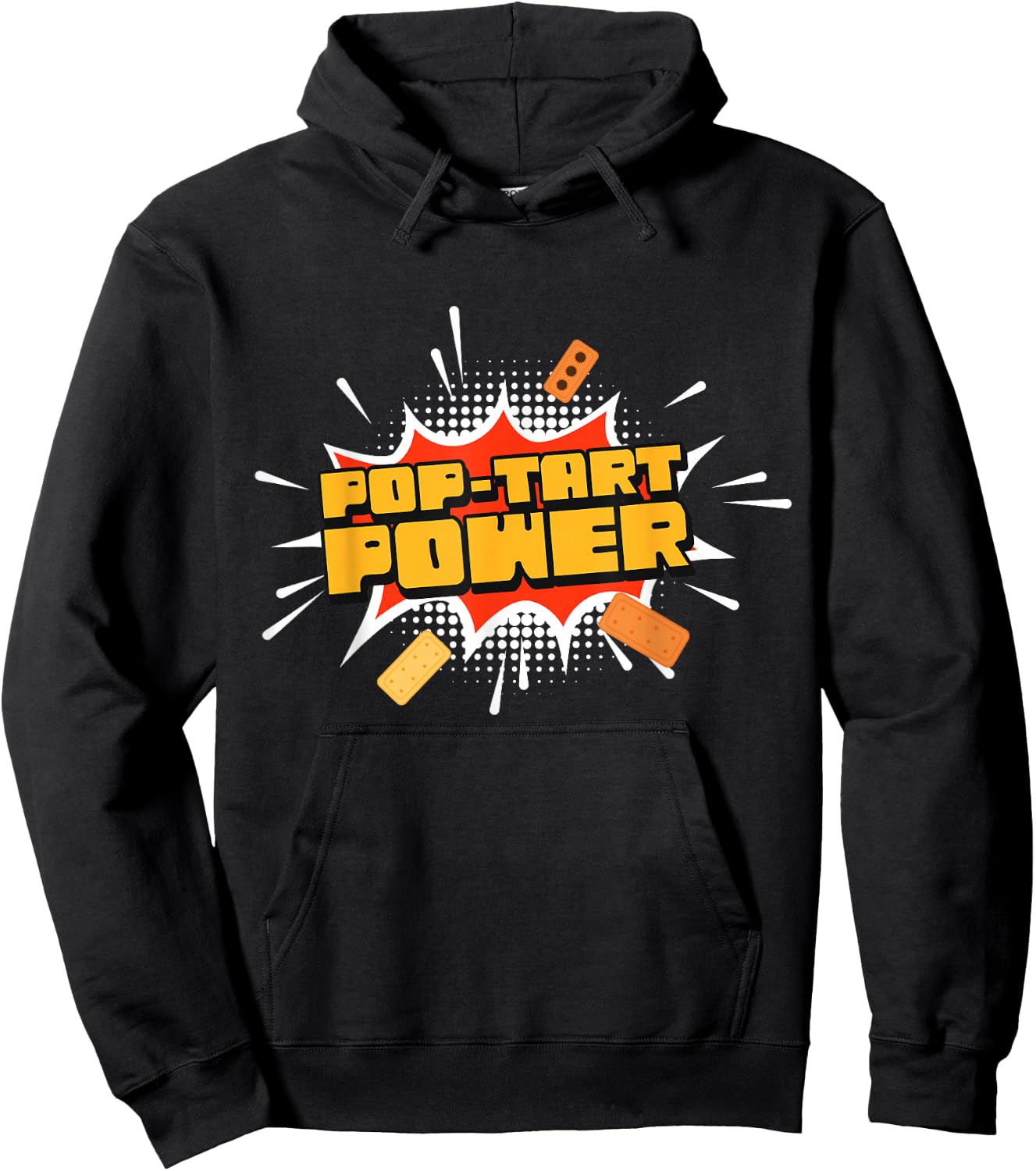 Pop-Tart Power Frosted Toaster Pastry Gym Fitness Hoodie - Hoodie | Black