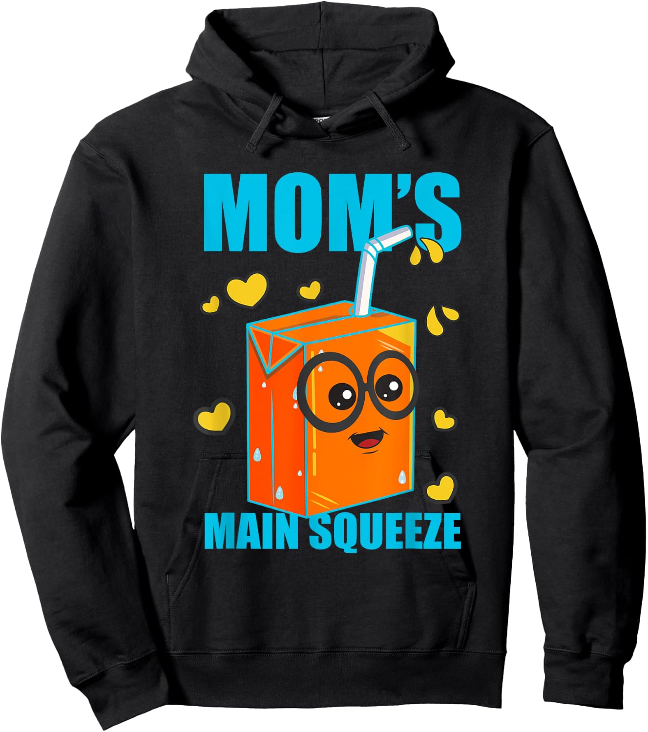 Cute Funny Moms Main Squeeze Funny Juicebox Boy Girl Toddler Hoodie - Hoodie | Black