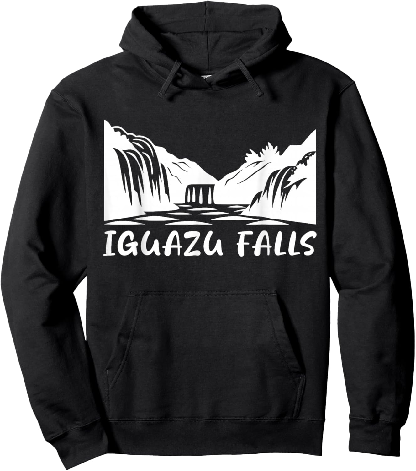 Iguazu Falls Souvenir Iguazu Falls Vacation Travel Hoodie - Hoodie | Black
