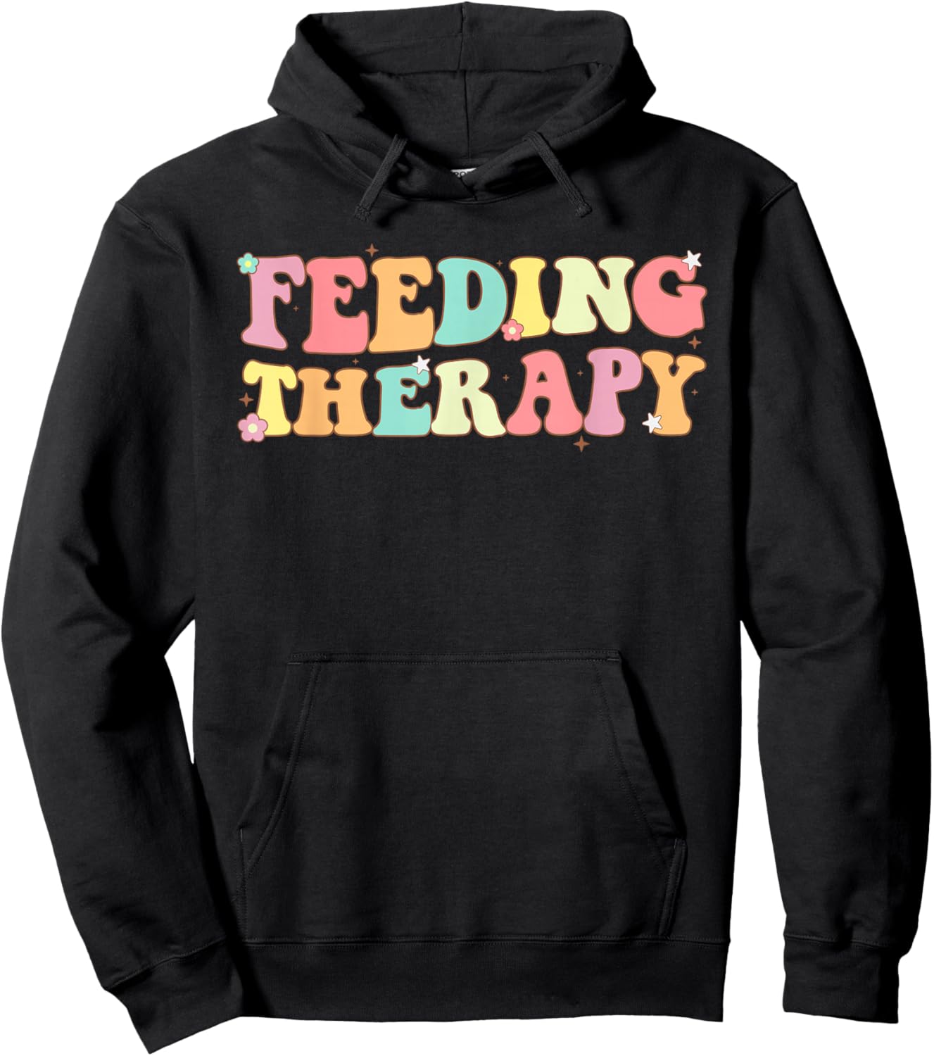 Feeding Therapy Appreciation Groovy Feeding Therapist Hoodie - Hoodie | Black