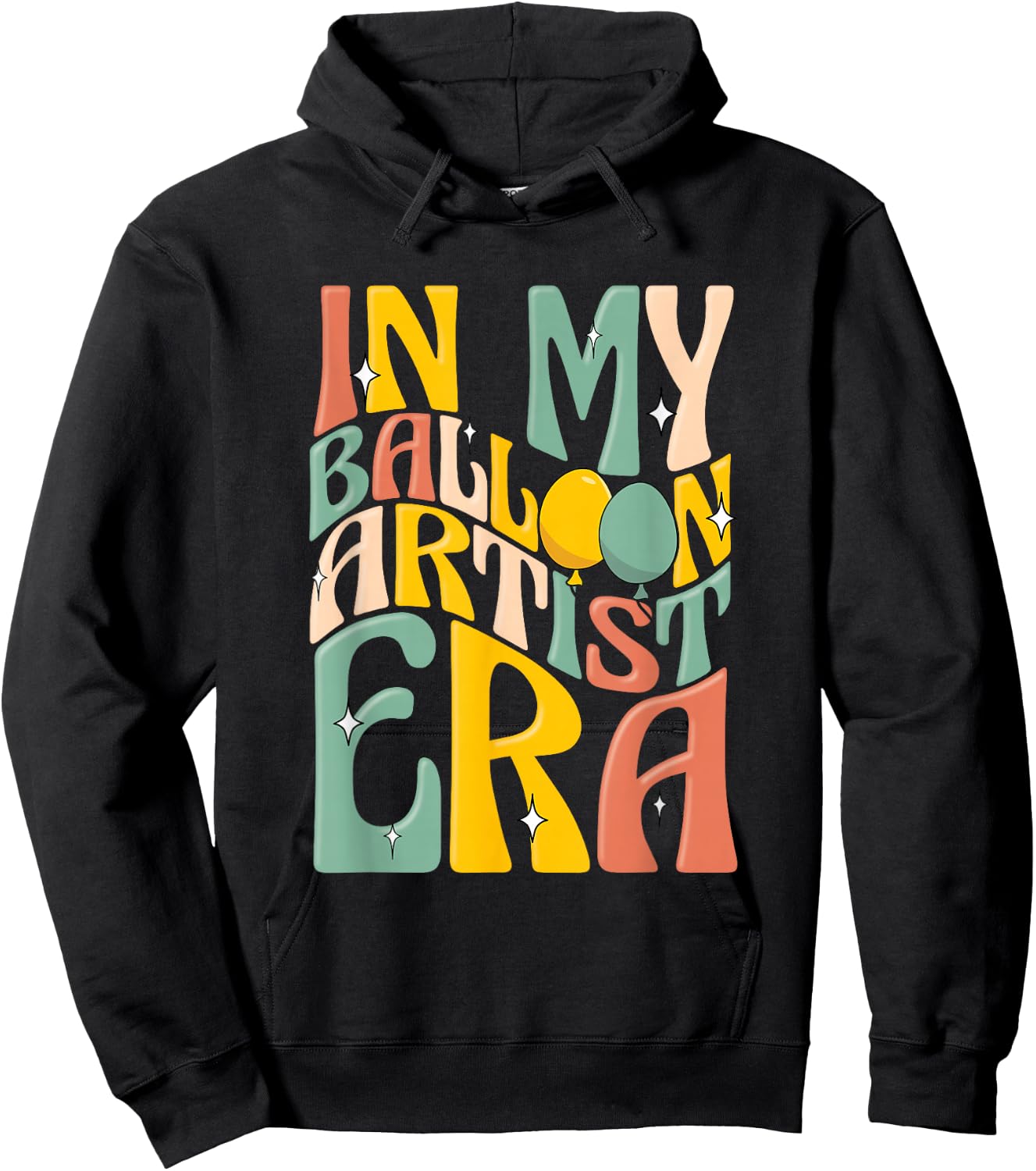 Balloon Artist Funny Balloon Twister In My Balloon Era Hoodie - Hoodie | Black