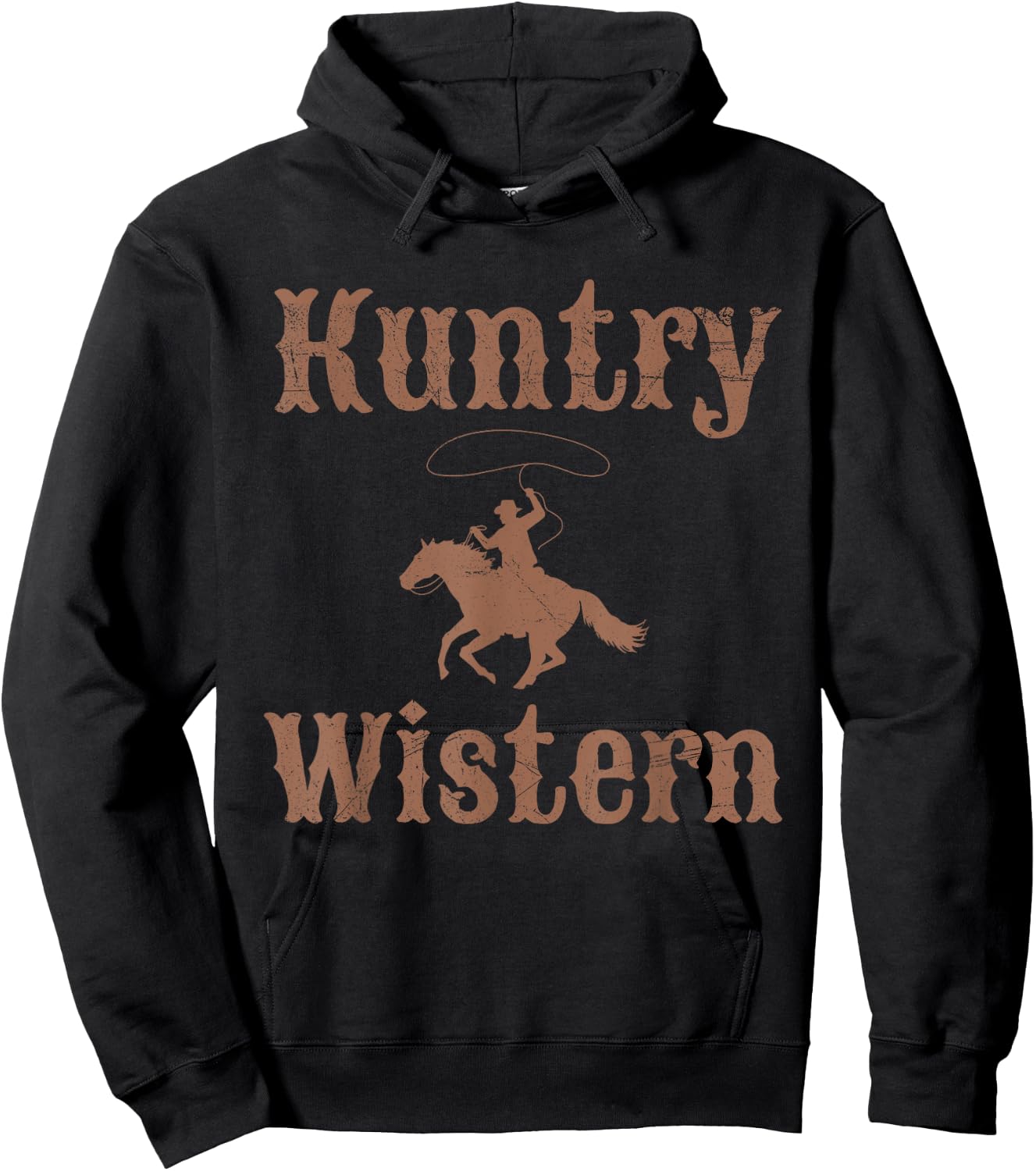 Kuntry and Wistern Hoodie - Hoodie | Black