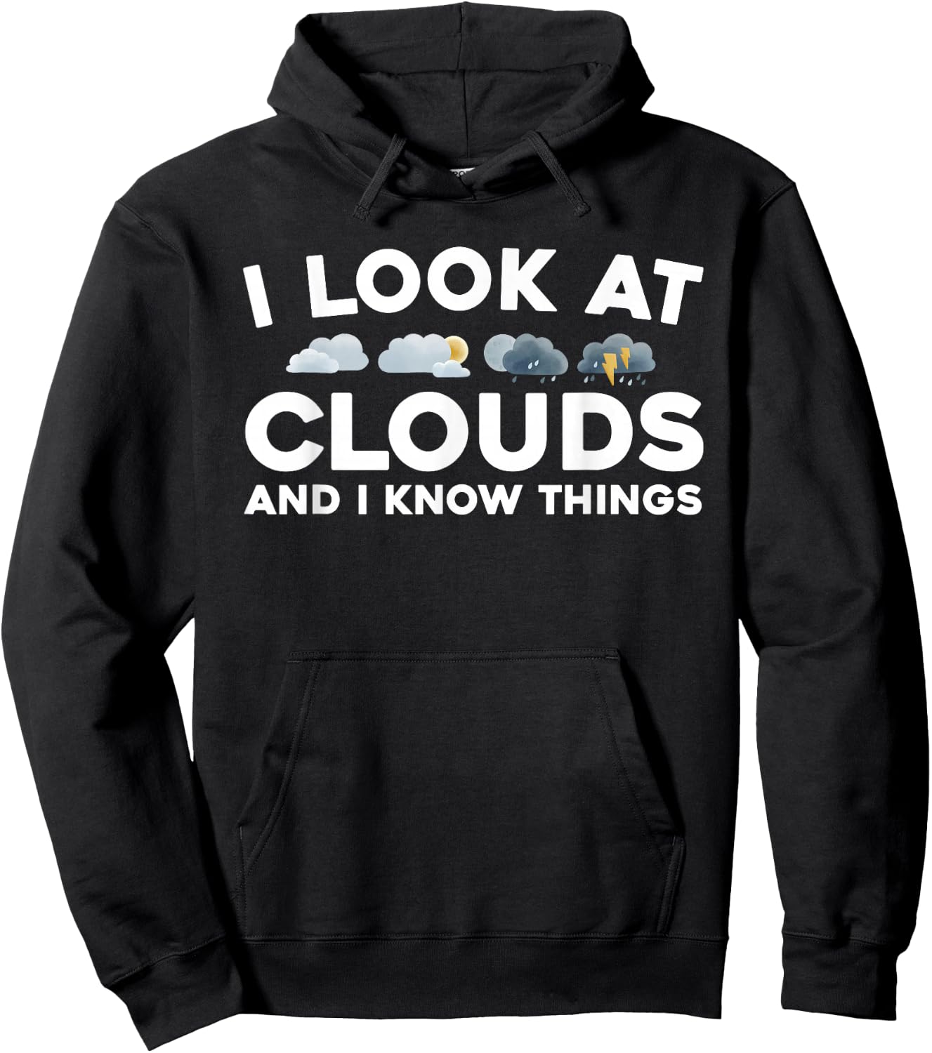 Meteorologist Art Women Kids Weather Forecasting Hoodie - Hoodie | Black