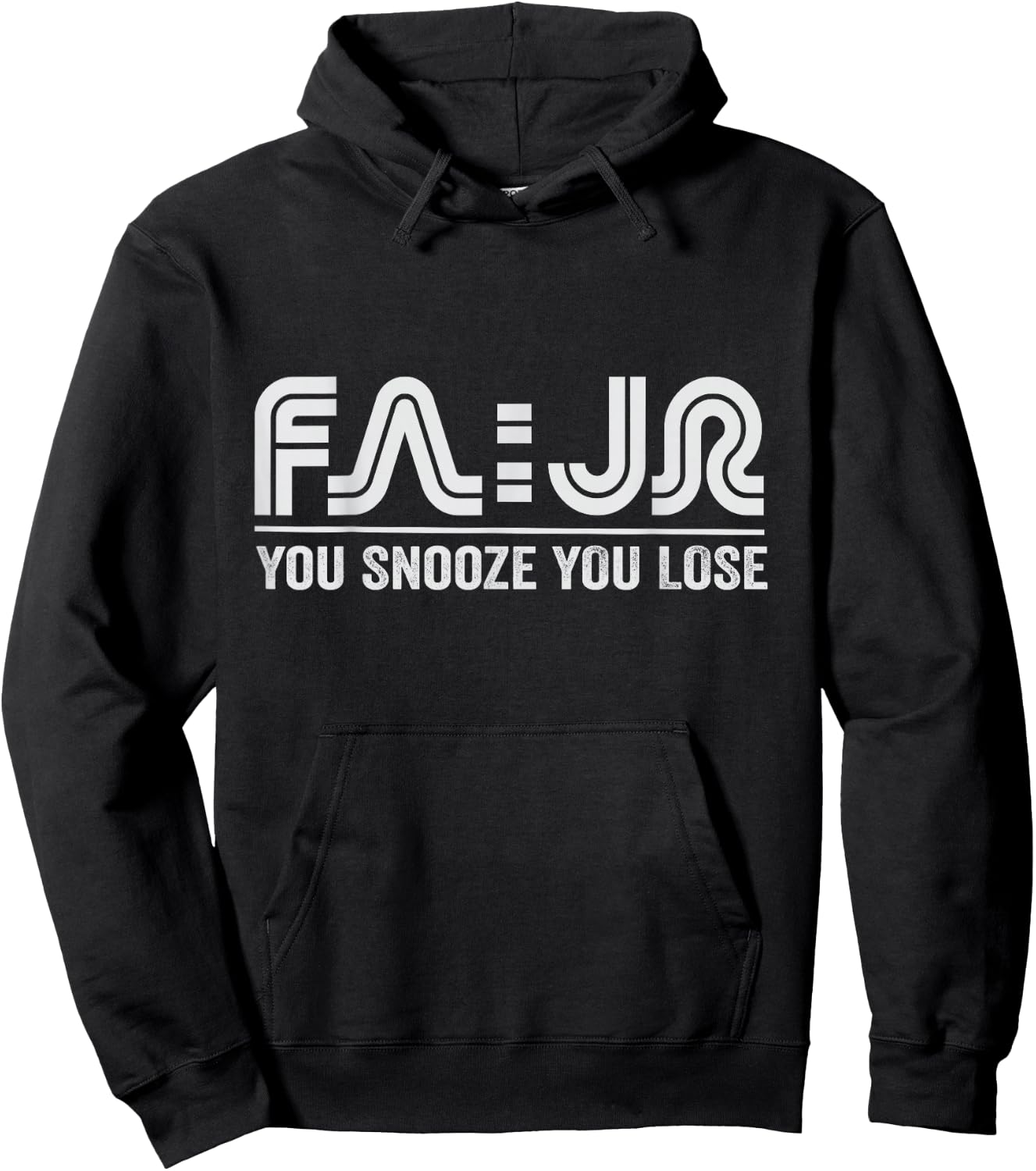Funny Ramadan Muslim Prayer Fajr You Snooze You Lose Hoodie - Hoodie | Black