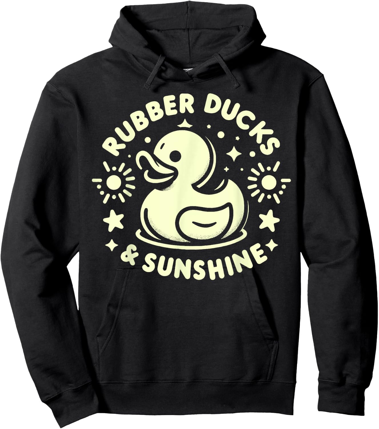 Rubber Ducks and Sunshine Rubber Duck Women Hoodie - Hoodie | Black