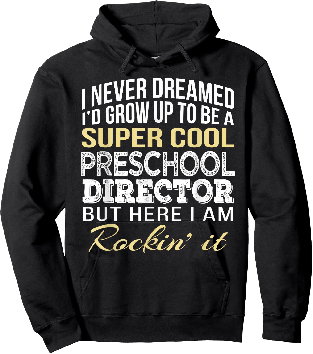 Preschool Director T Shirt Funny Gift Hoodie - Hoodie | Black