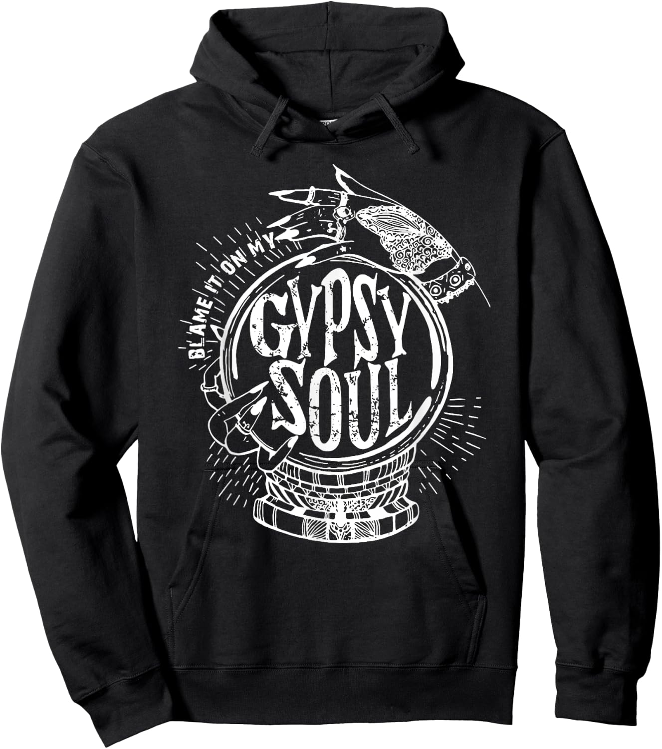 Blame It On My Gypsy Soul Free Spirit Hoodie - Hoodie | Black
