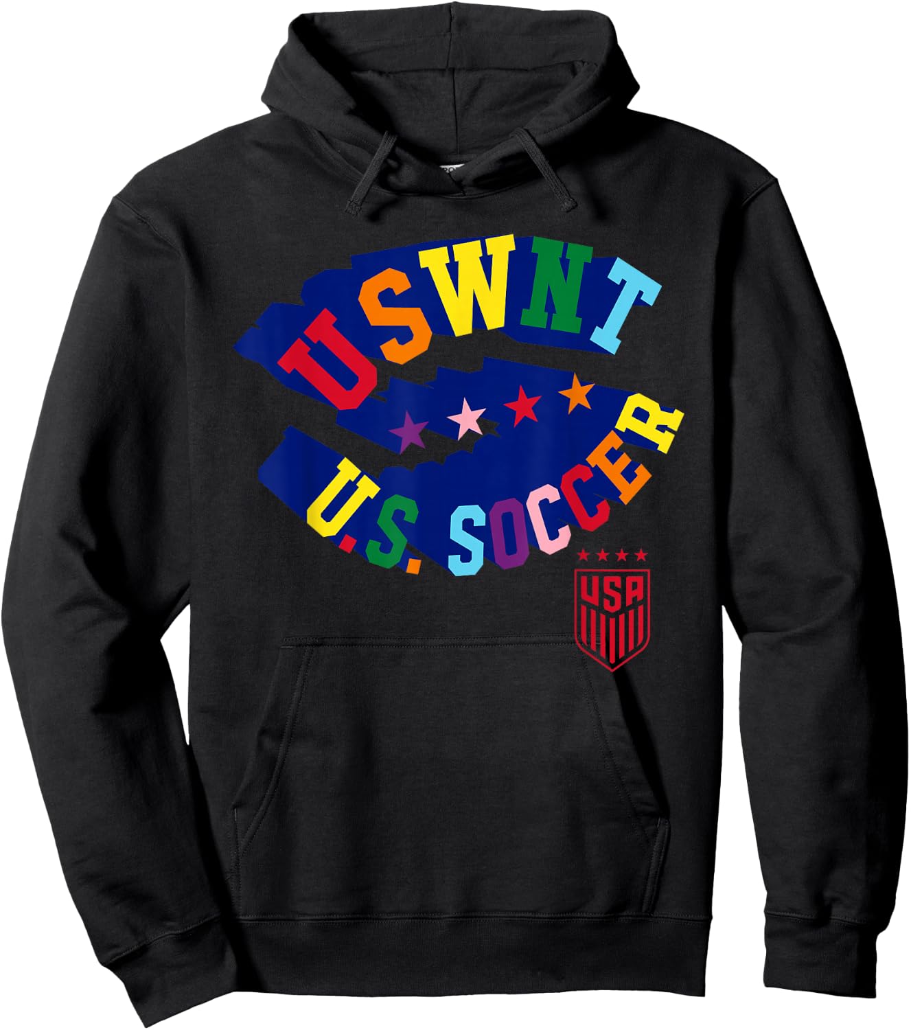 Officially Licensed U.S. Soccer USWNT Pride Hoodie - Hoodie | Black