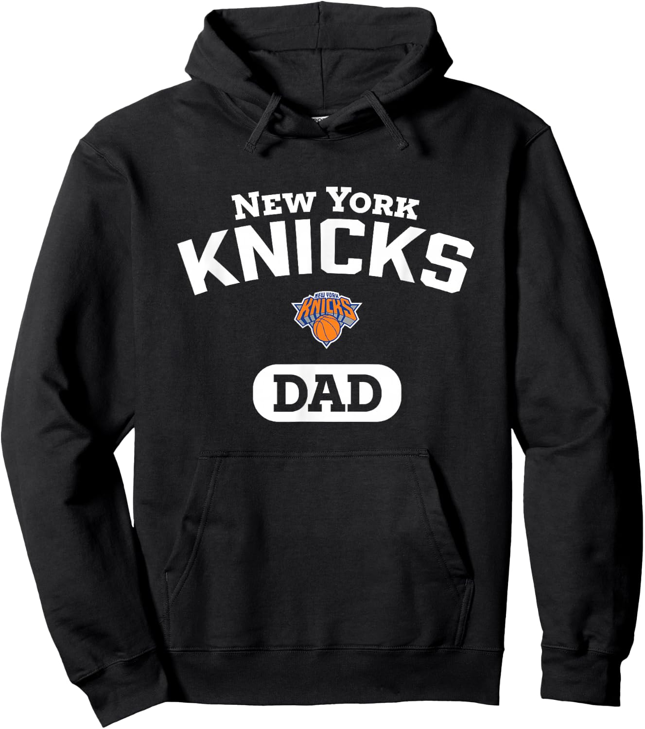 NBA New York Knicks Dad Arched Team Logo Hoodie - Hoodie | Black