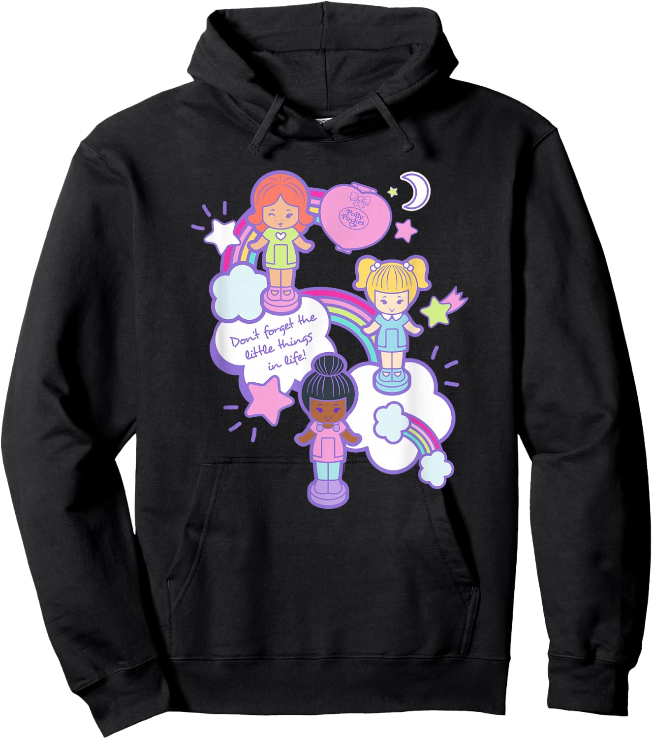Polly Pocket - Don't Forget The Little Things in Life Hoodie - Hoodie | Black