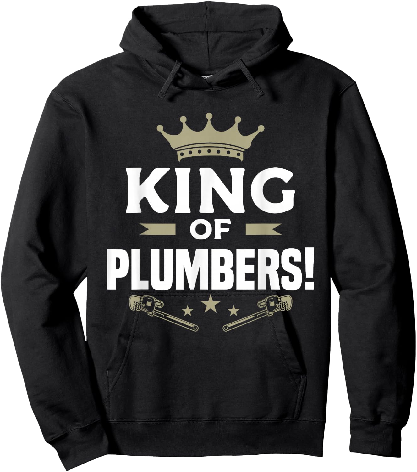 King Of Plumbers Plumbing Plumber Hoodie - Hoodie | Black