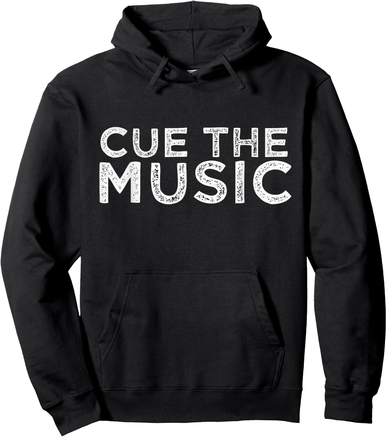 Cue The Music Hoodie - Hoodie | Black