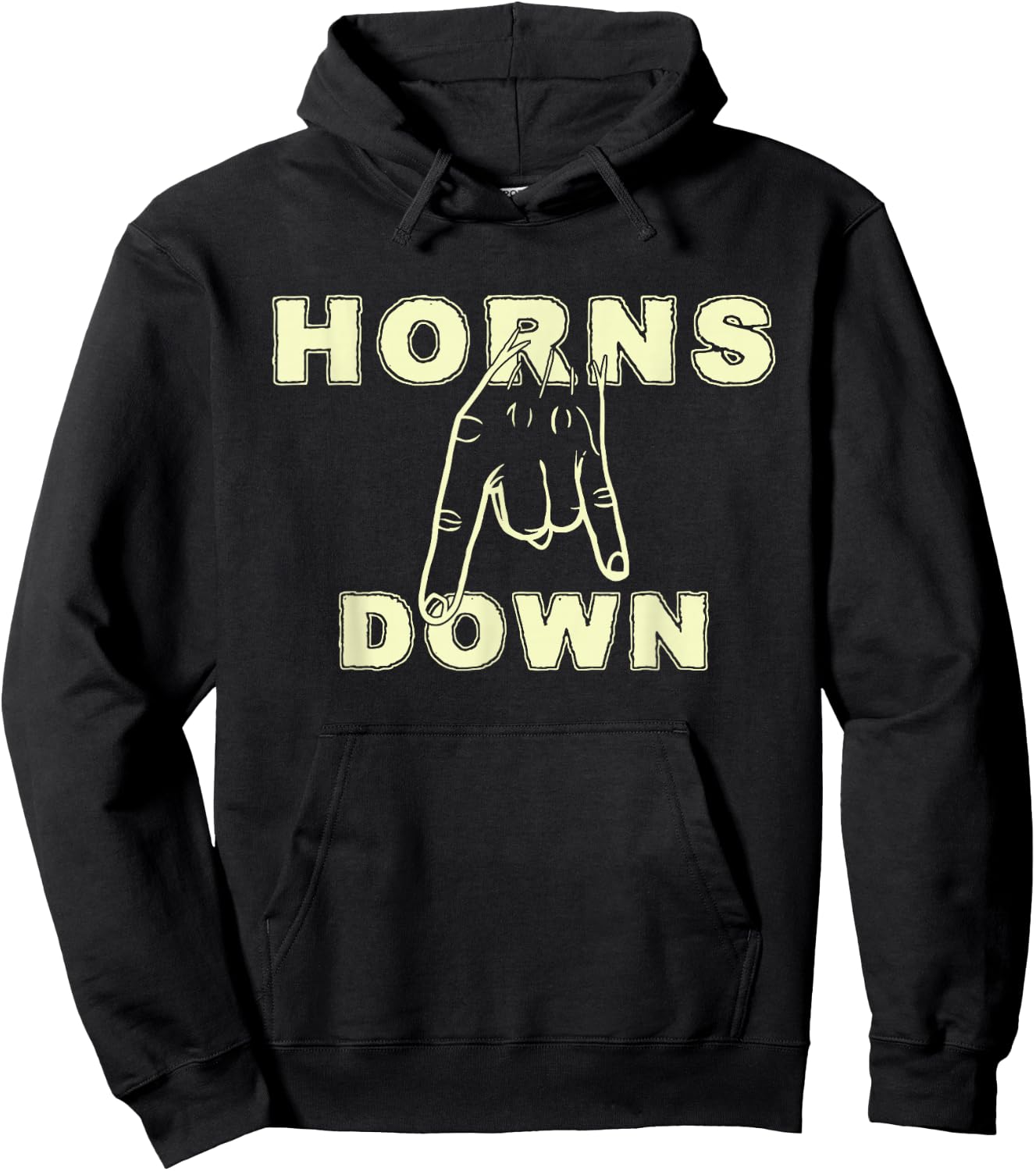 Horns Down Shirt Horns Down Texas Tuck Fexas Hoodie - Hoodie | Black