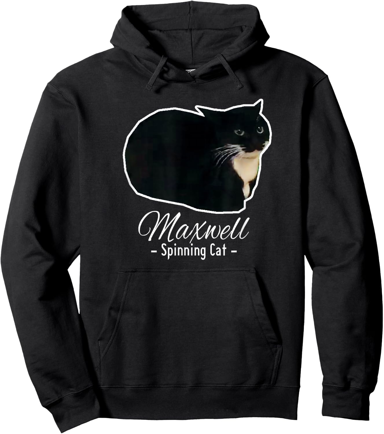 Spinning Cat Meme Maxwell The Cat Meme Hoodie - Hoodie | Black