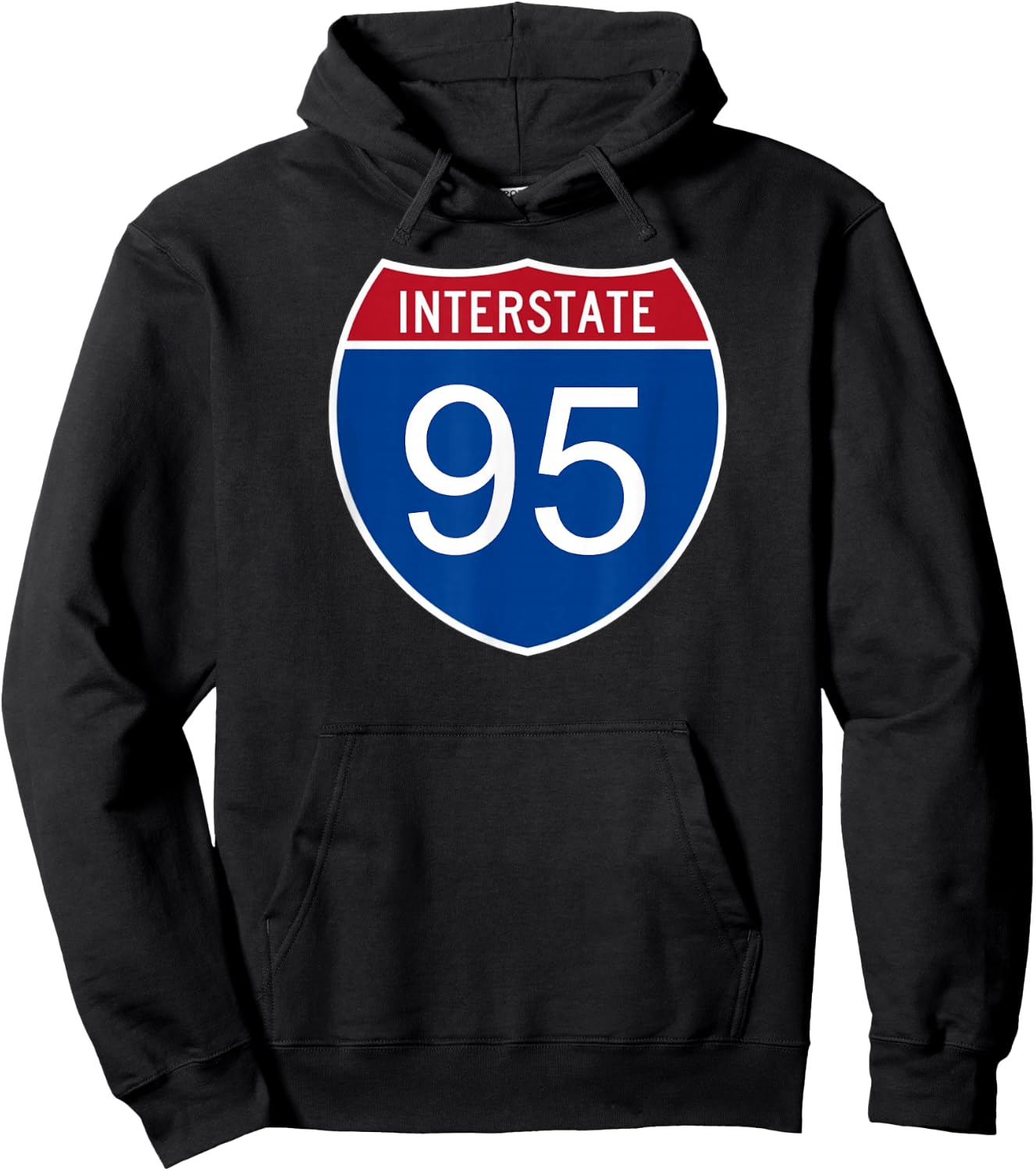 I-95 Interstate Road Trip Travel Souvenir - Interstate 95 Hoodie - Hoodie | Black