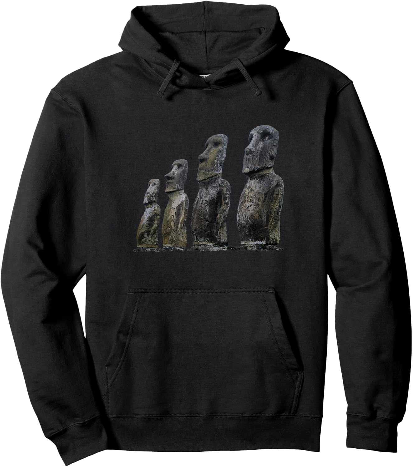 Easter Island Moai Statue Monolith World Mystery Hoodie - Hoodie | Black