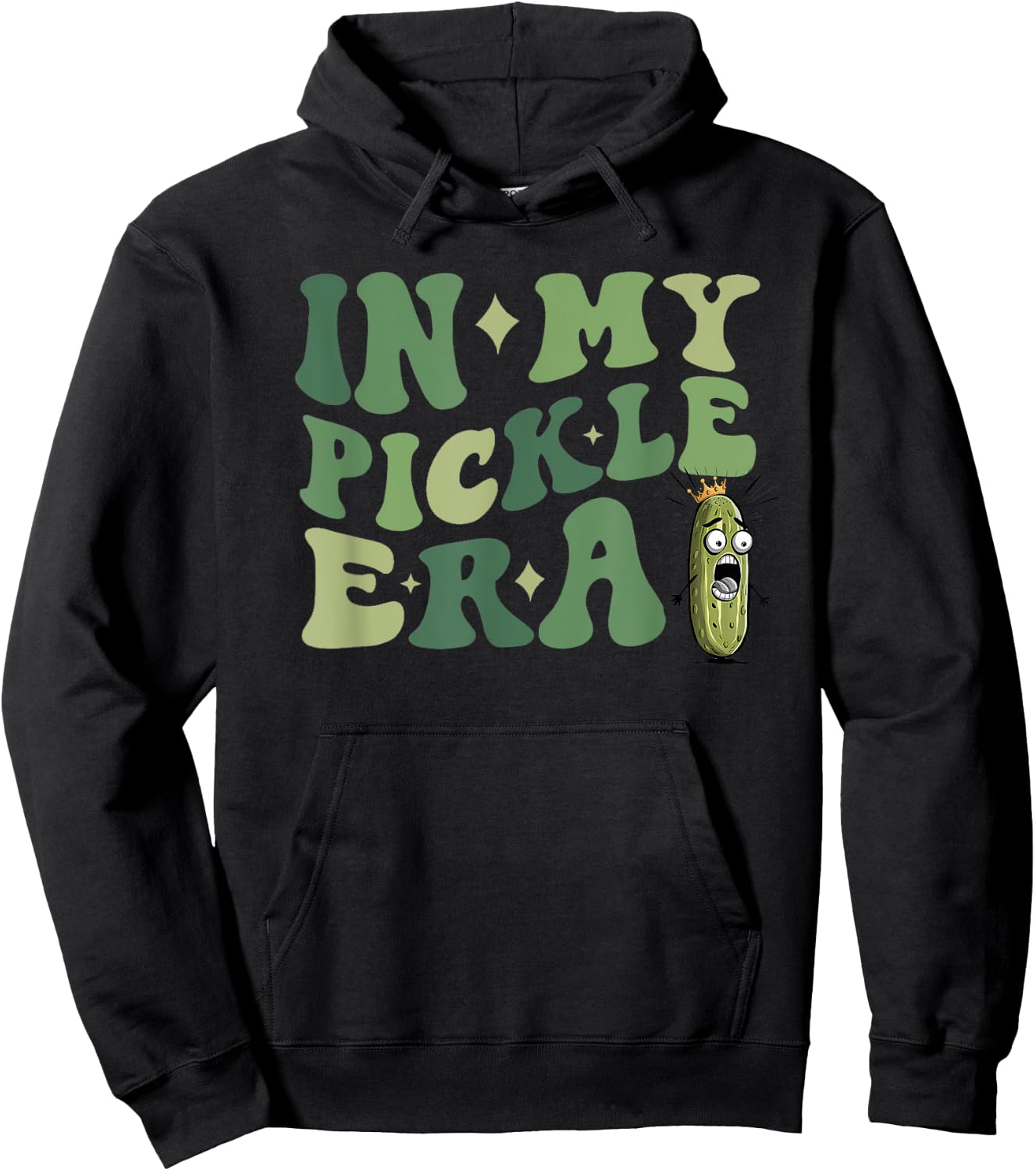 Pickle Princess Funny In My Pickle Era Hoodie - Hoodie | Black