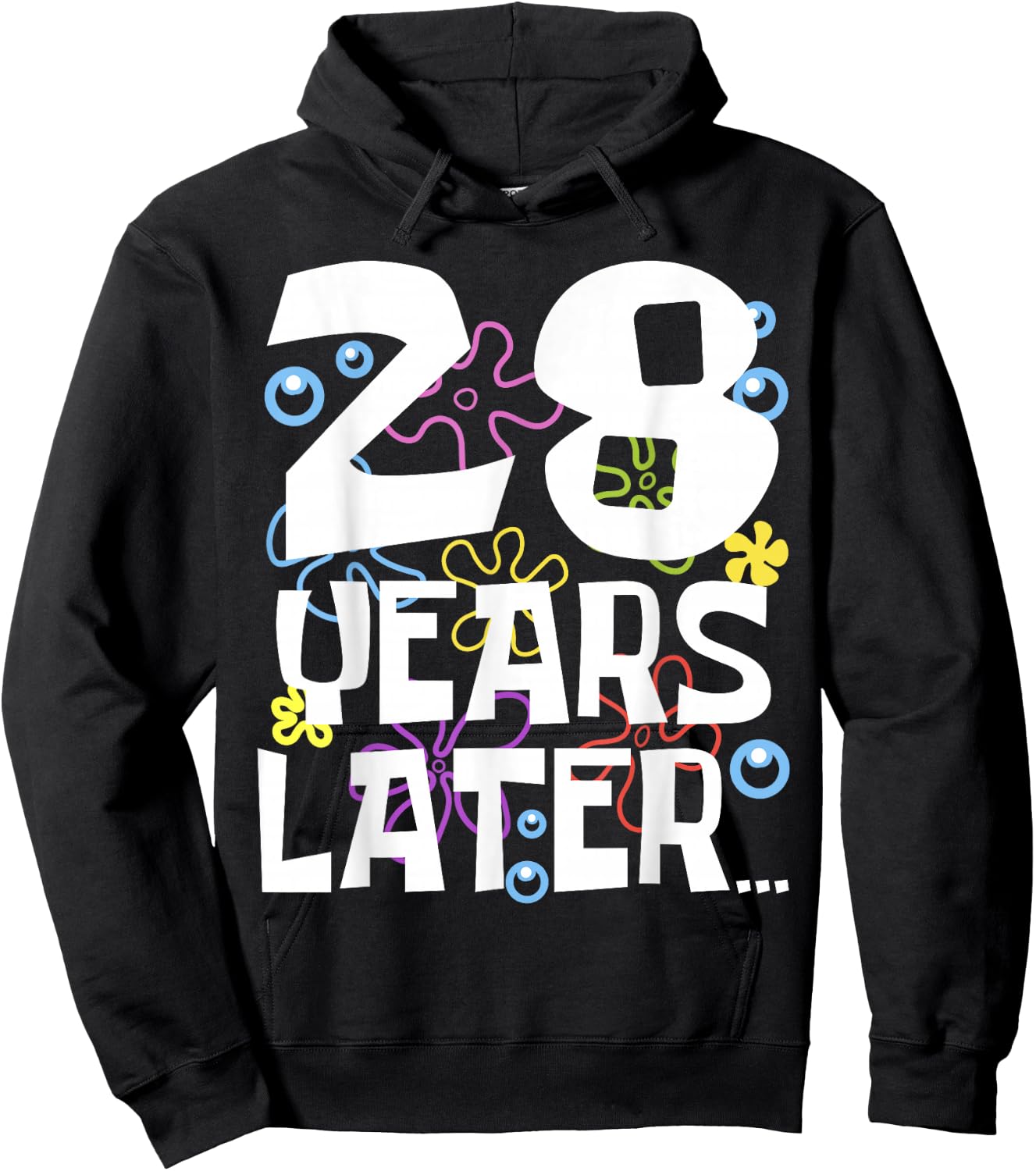 28 YEARS LATER 28th 28 year Old Birthday Gifts Men Hoodie - Hoodie | Black