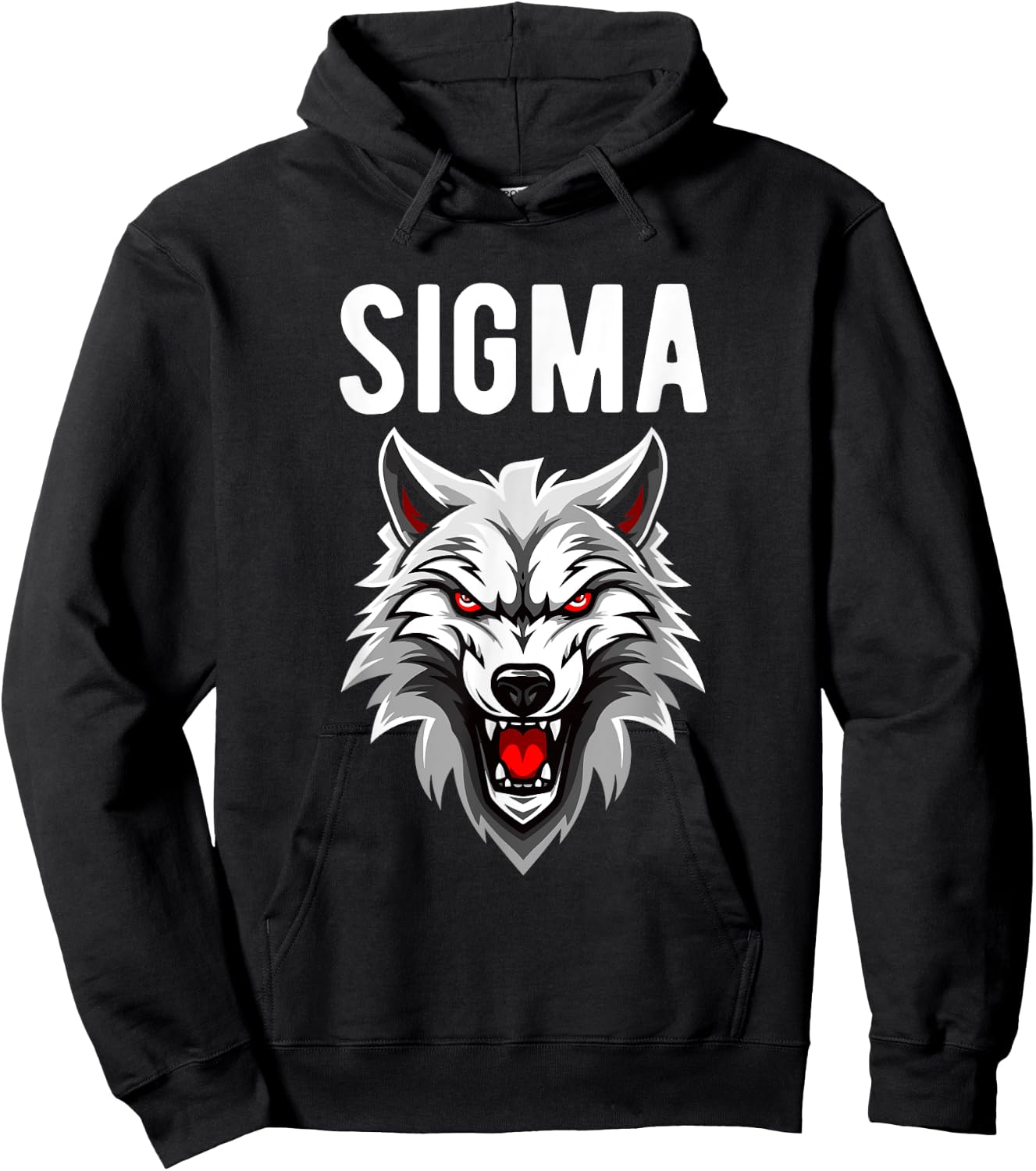 Lone Wolf Introvert Men Individualist Ironic Sigma Male Hoodie - Hoodie | Black