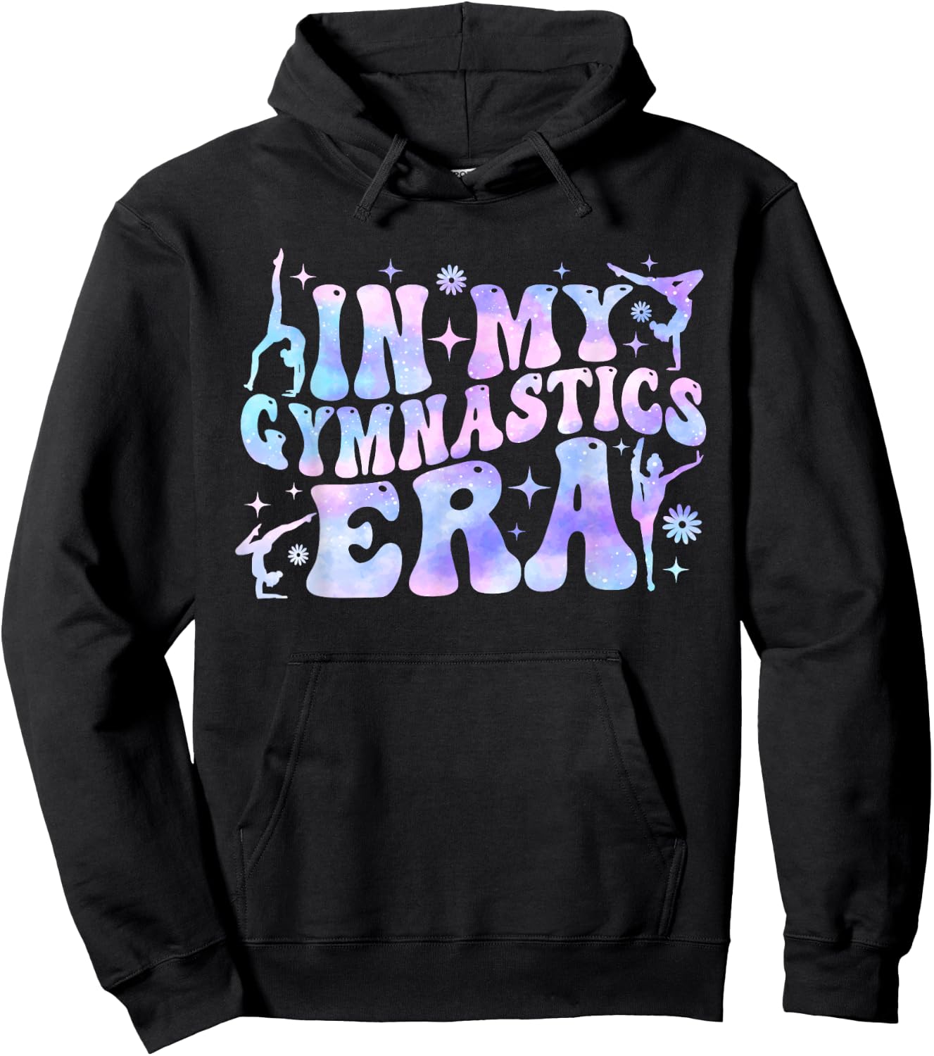 In My Gymnastics Era Women Girls Retro Gymnast Exercise Hoodie - Hoodie | Black