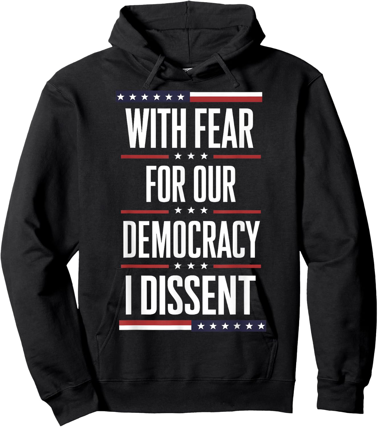 SCOTUS I Dissent Fear for our Democracy Justice Sotomayor Hoodie - Hoodie | Black