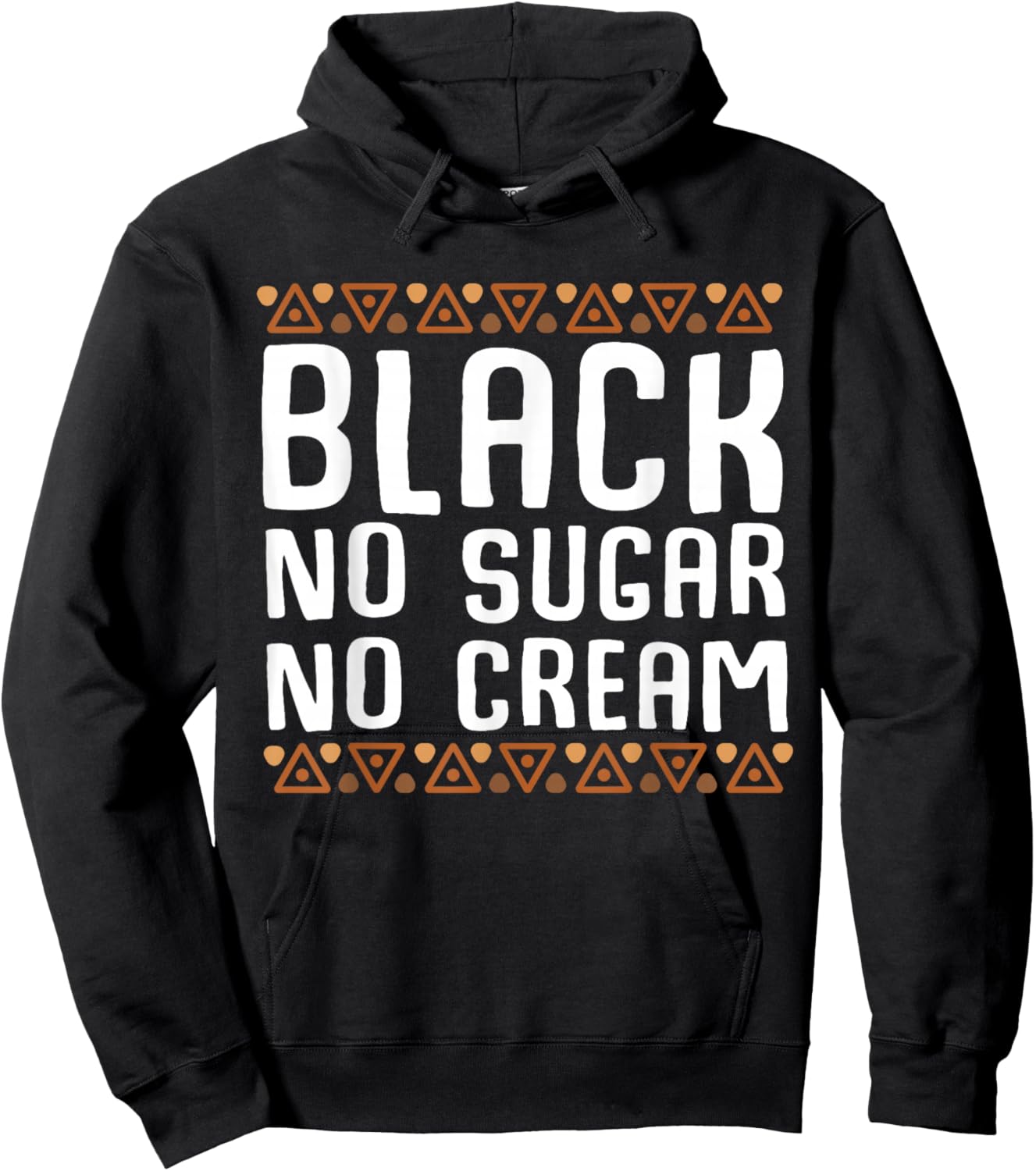 Black No Cream No Sugar Black History Month Hoodie - Hoodie | Black