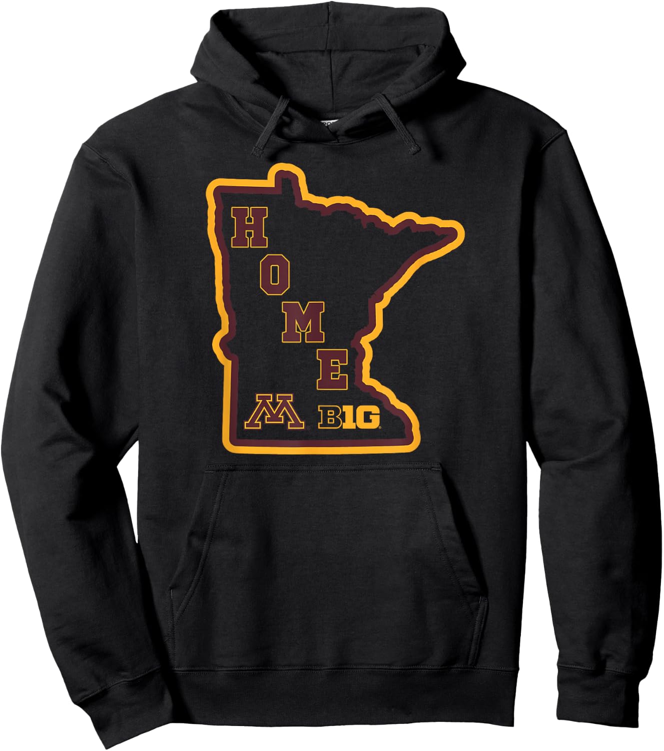 Minnesota Golden Gophers Big 10 Home State Hoodie - Hoodie | Black