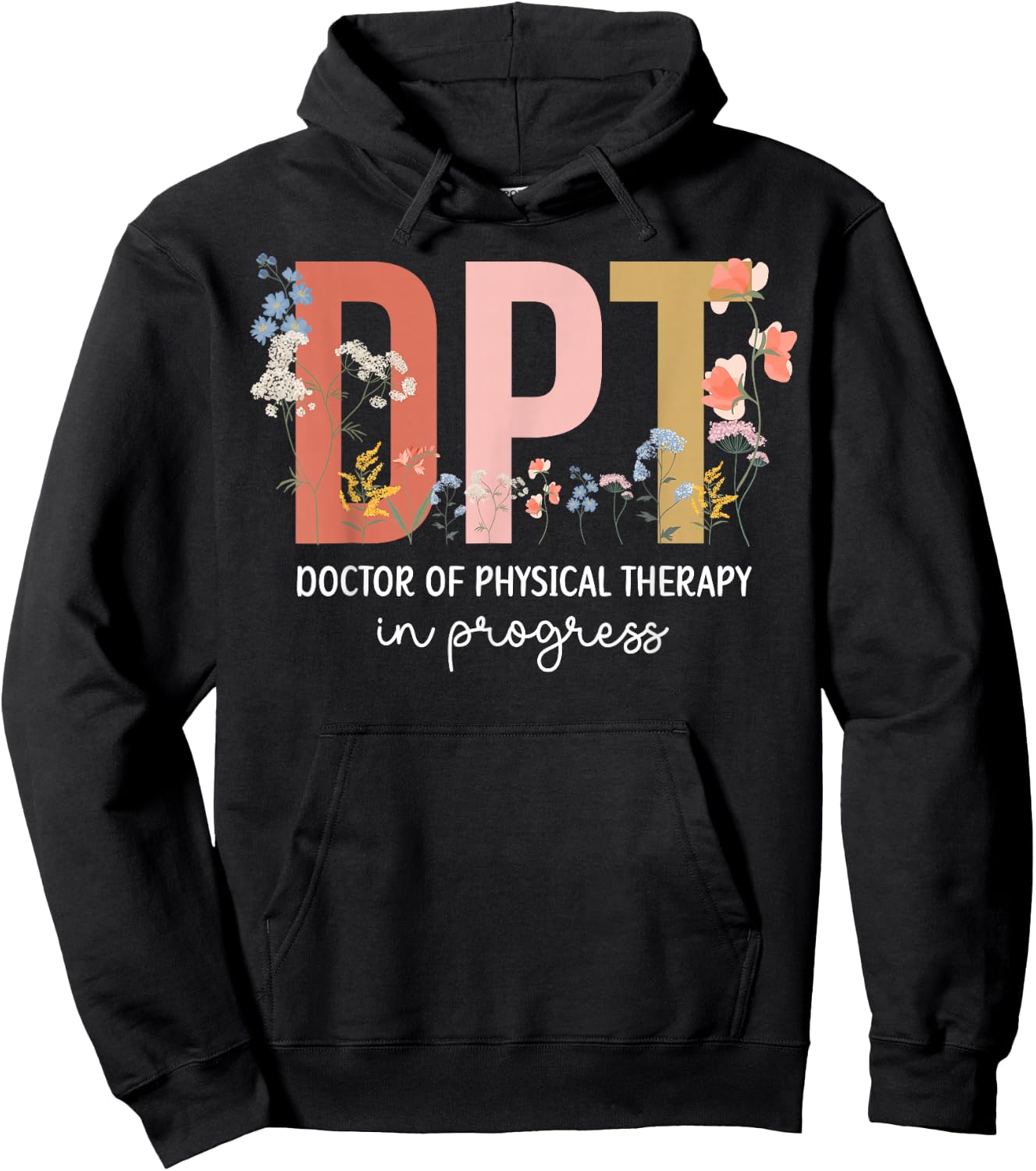 Future DPT Doctor of Physical Therapy in Progress Hoodie - Hoodie | Black
