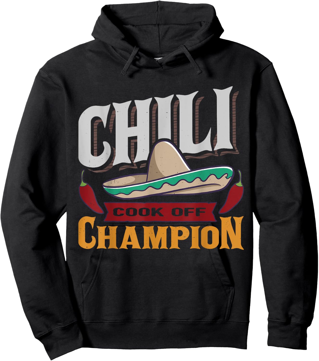 Chili Cook Off Champion Cooking Competition Team Award Hoodie - Hoodie | Black