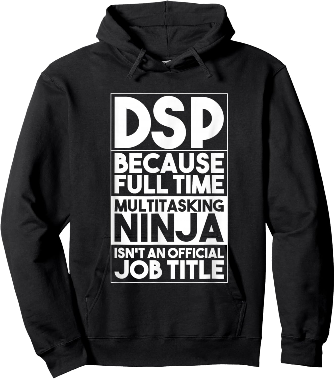 Direct Support Professional DSP Worker Caregiver Funny DSP Hoodie - Hoodie | Black