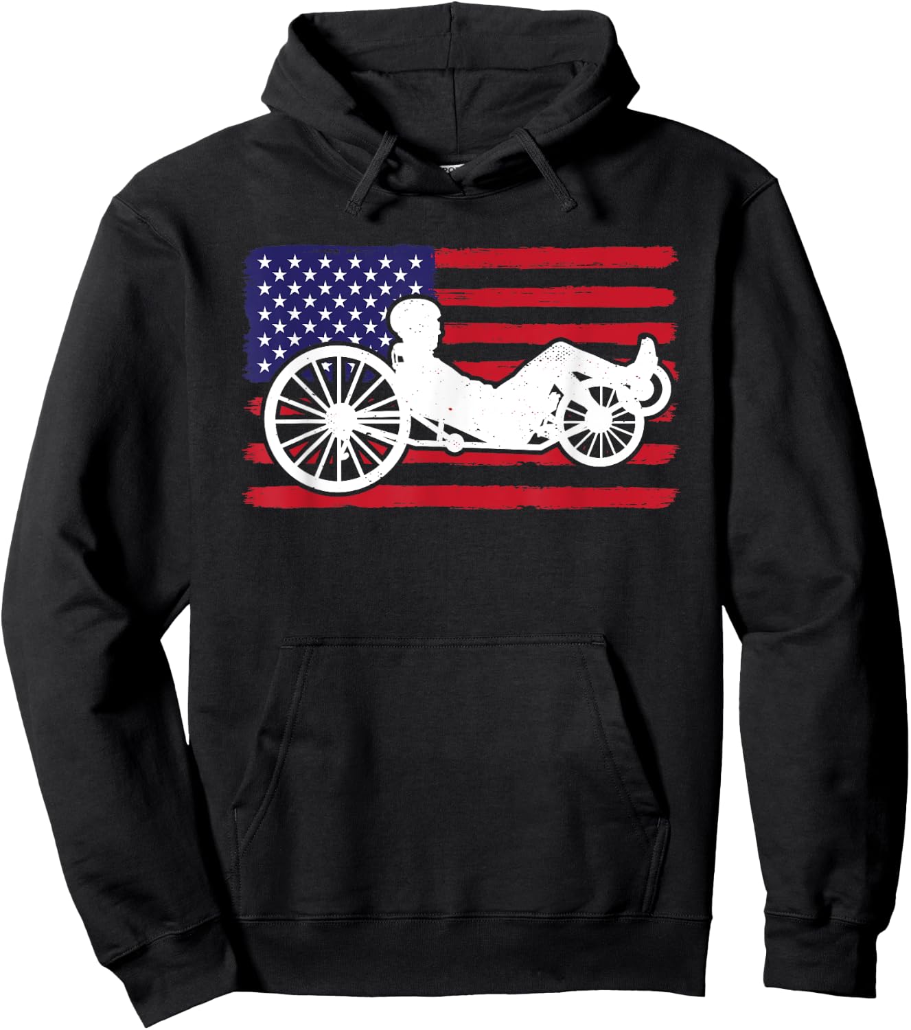 Recumbent Bike Lover Cycling Lover Triker Recumbent Trike Hoodie - Hoodie | Black