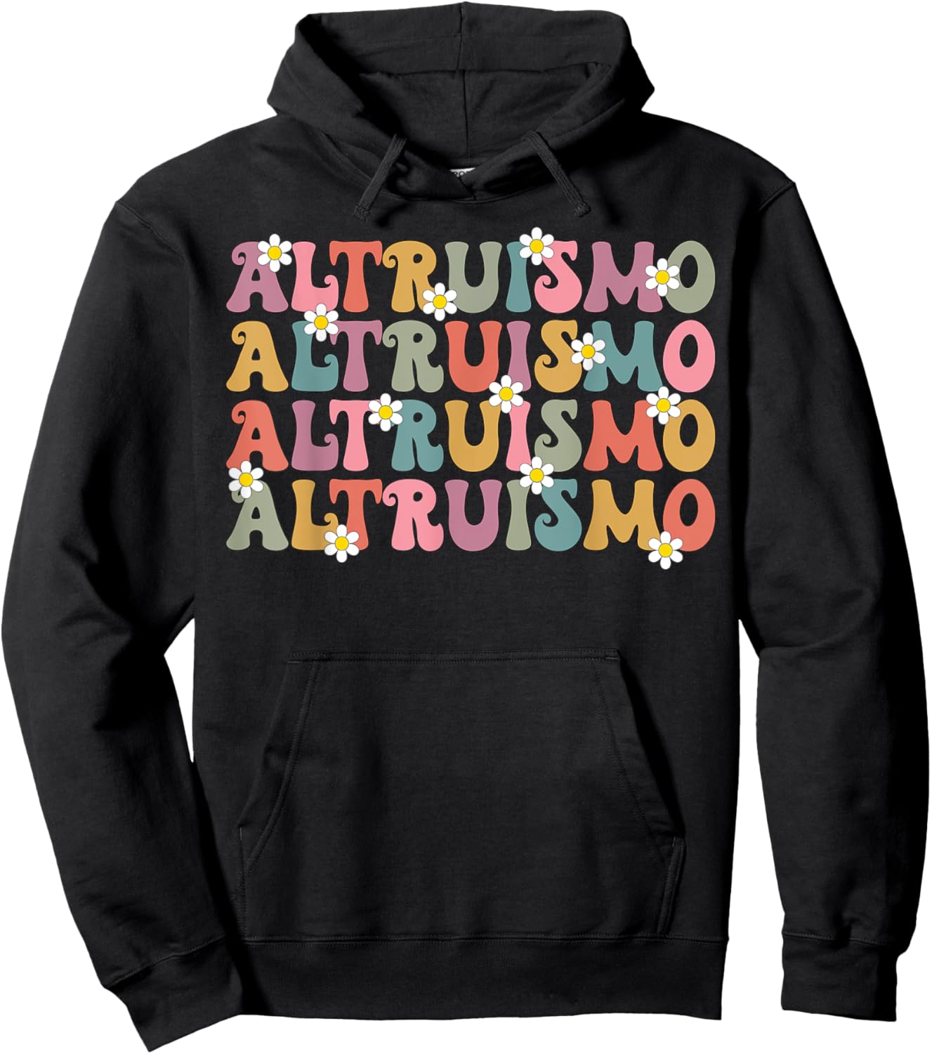 Altruismo Design Groovy Social psychology lover Altruismo Hoodie - Hoodie | Black