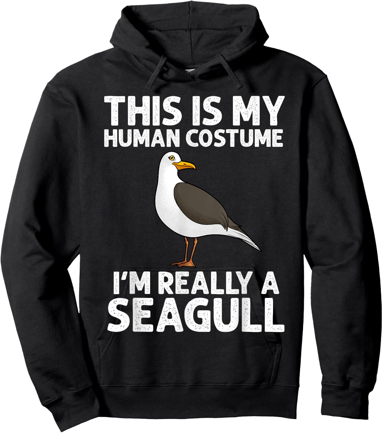 Cool Seagull Design Women Seabird Gull Seagull Lover Hoodie - Hoodie | Black