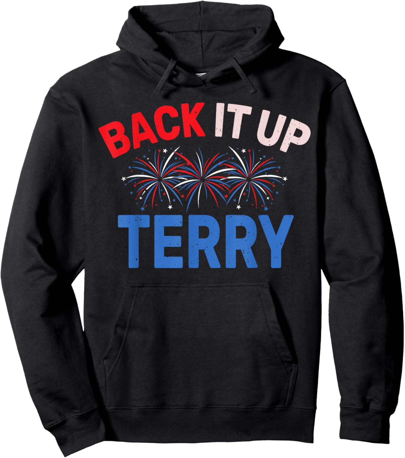 Back it Up Terry Put It In Reverse July 4th Fireworks Terry Kids Men Hoodie - Hoodie | Black