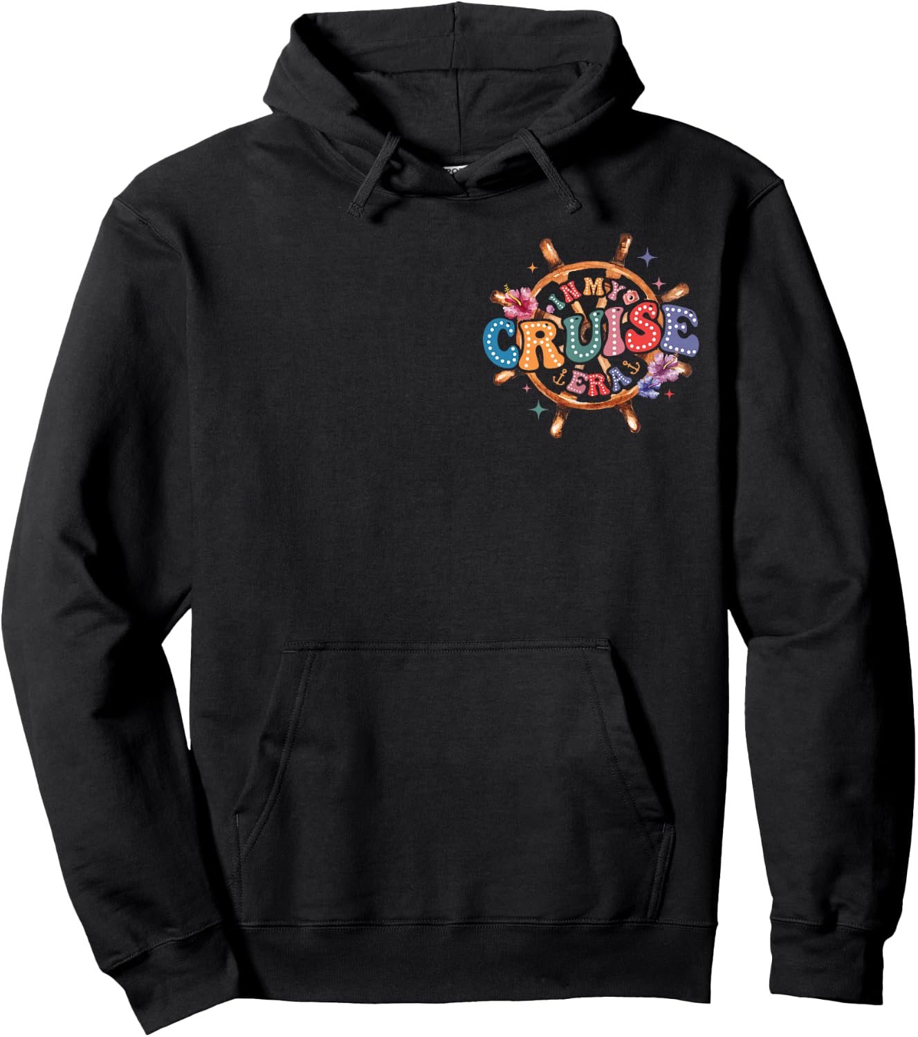 Retro In My Cruise Era Family Couples Kids Matching Shirt Hoodie - Hoodie | Black