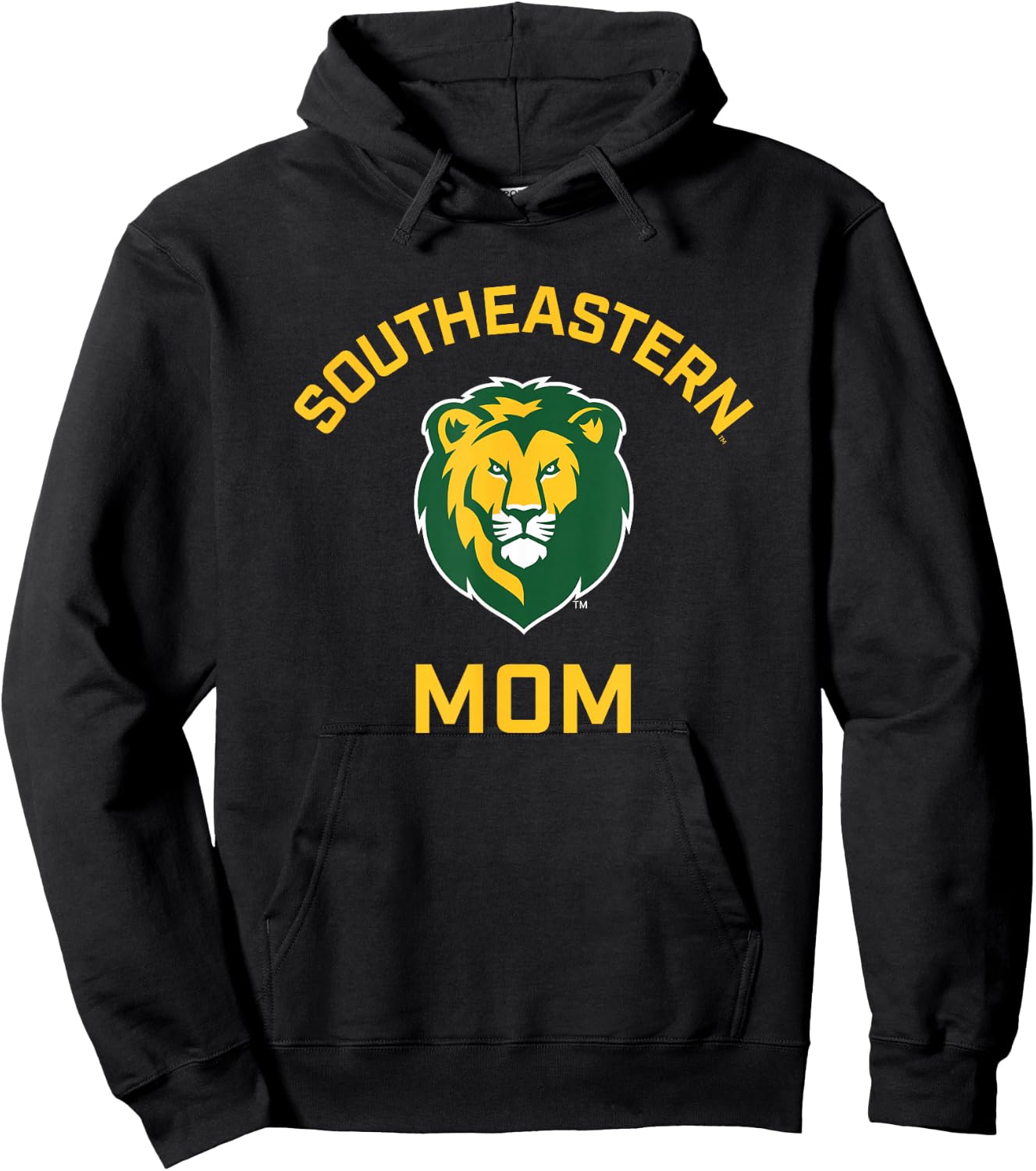 Southeastern Louisiana University Lions Arched Mom Hoodie - Hoodie | Black