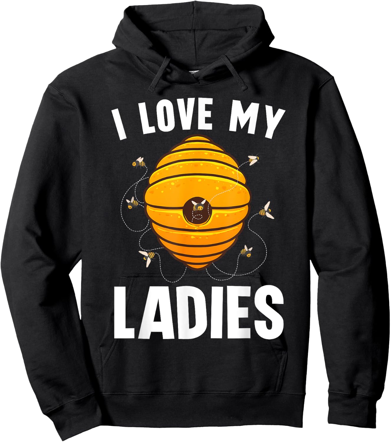 Beekeeper Art Women Honey Bee Honeycomb Beekeeper Hoodie - Hoodie | Black