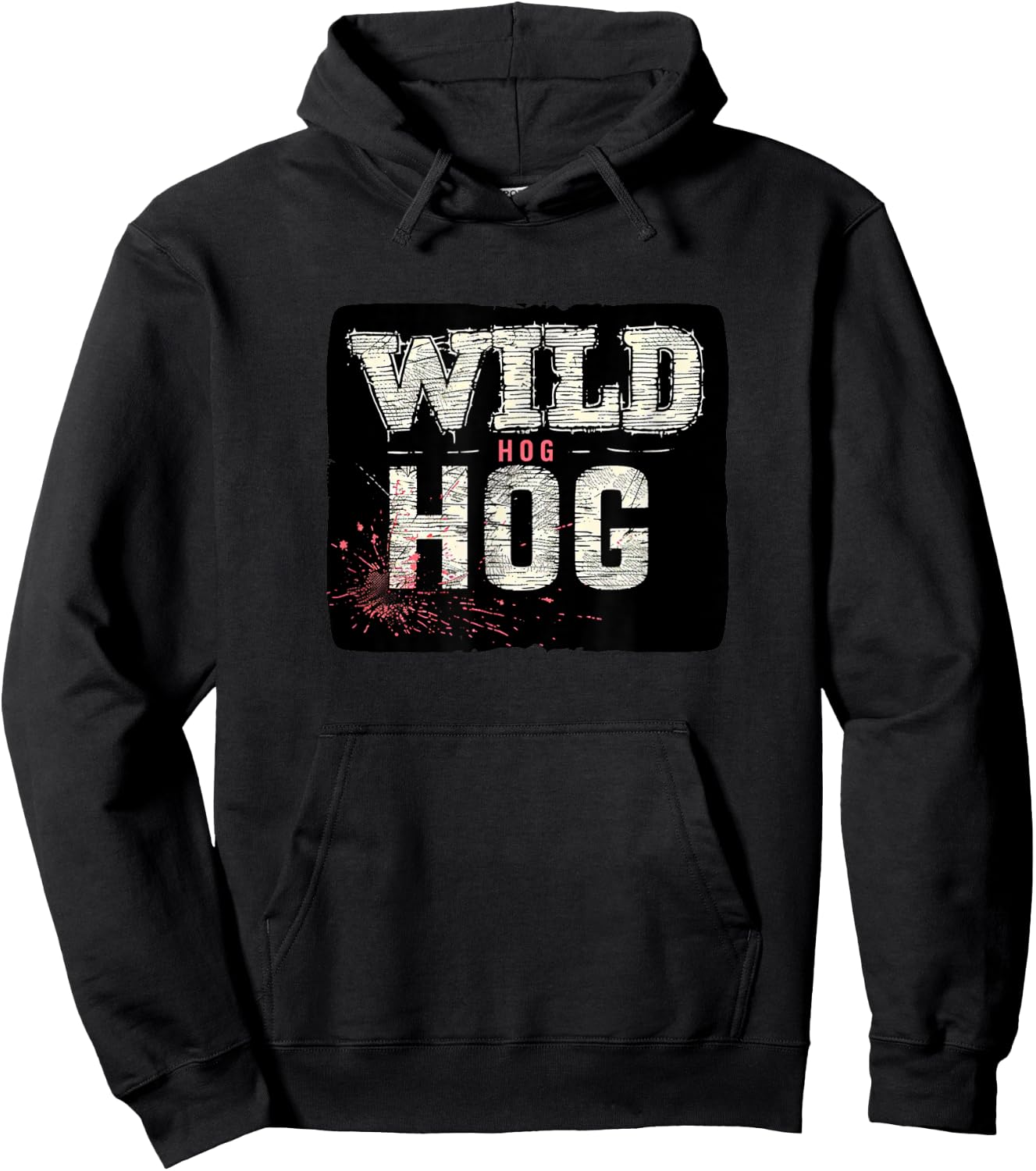 Cool Wild Hog Hoodie - Hoodie | Black